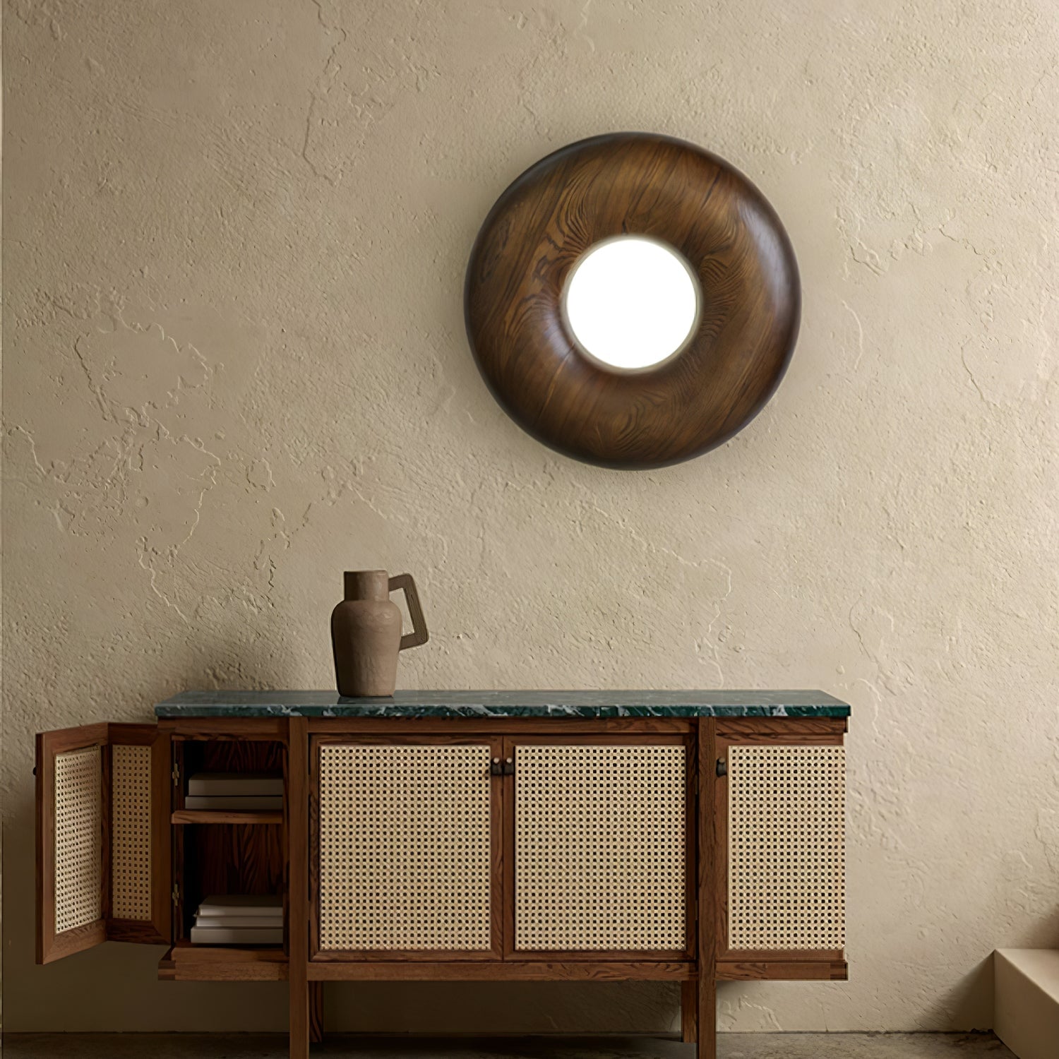 Donut Wood Ceiling Light - Lumpaz