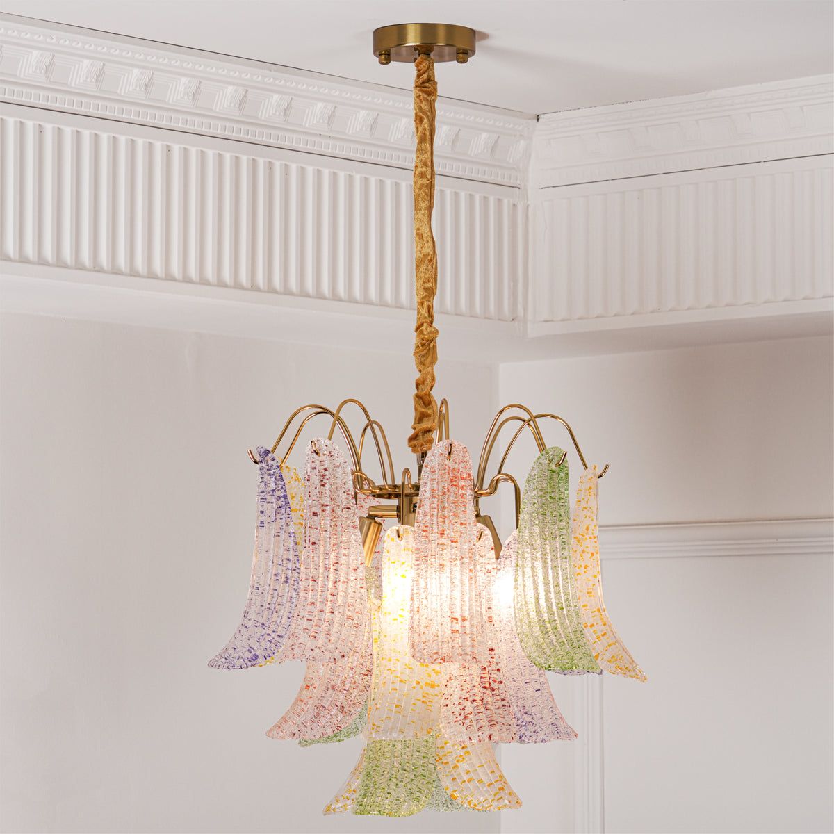 Venini Colorful Murano Glass Chandelier - Lumpaz