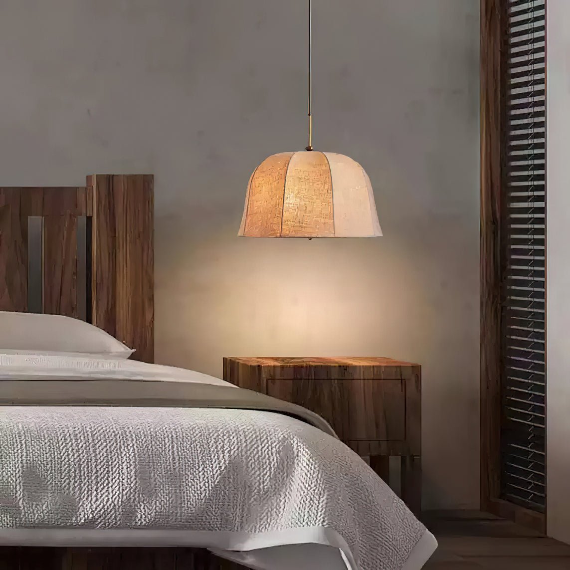 Sienna Linen Pendant Lamp - Lumpaz