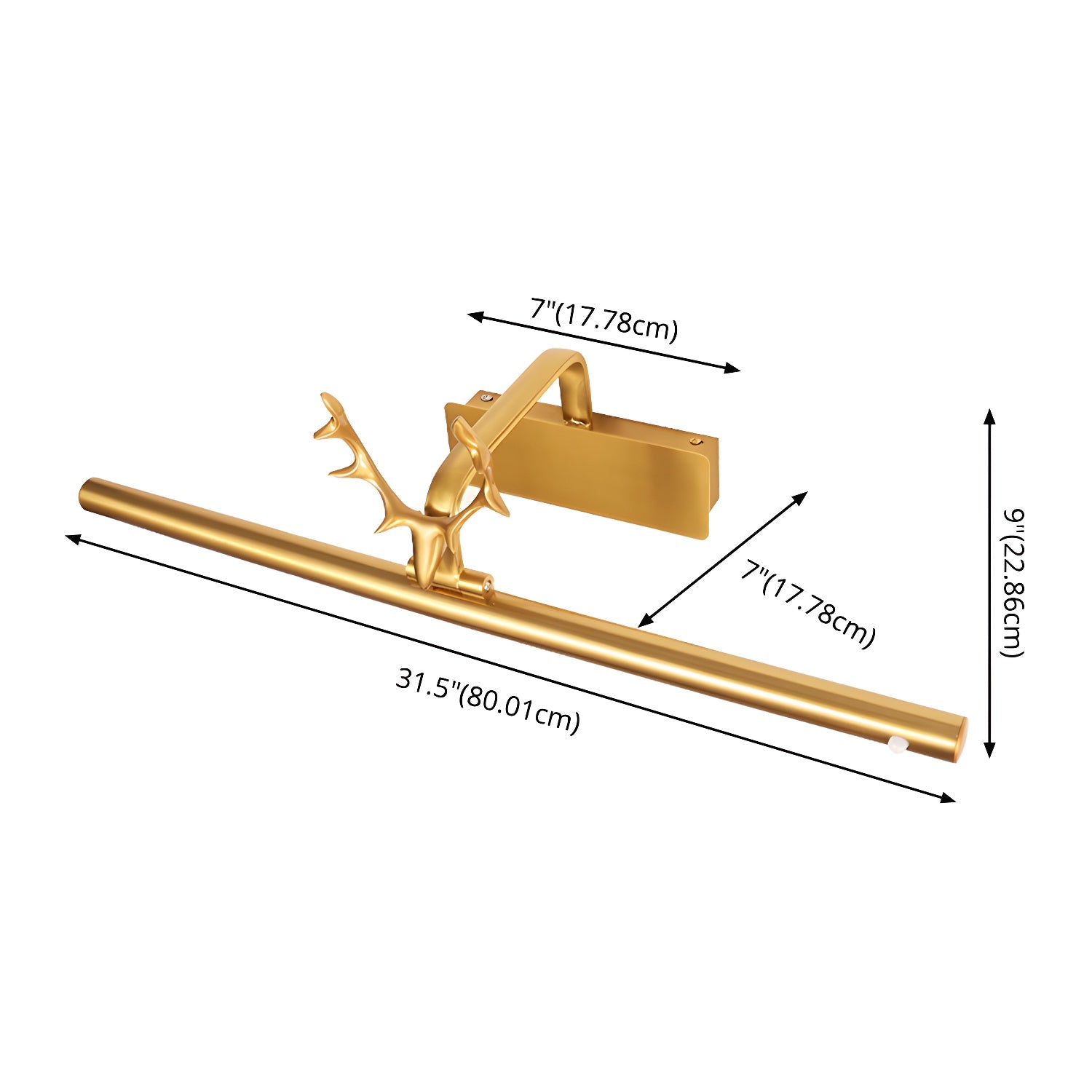 Stag Horn Wall Light - Lumpaz