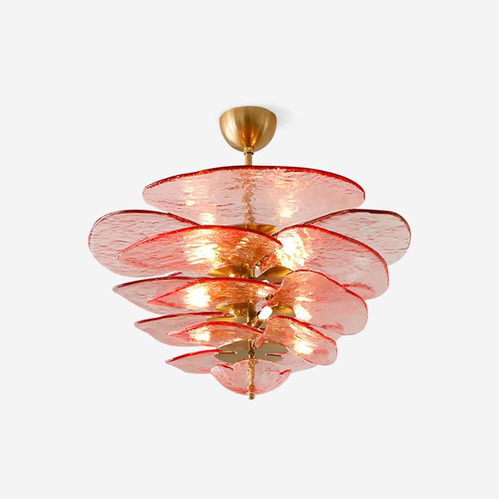 Golden Petals Murano Chandelier - Lumpaz
