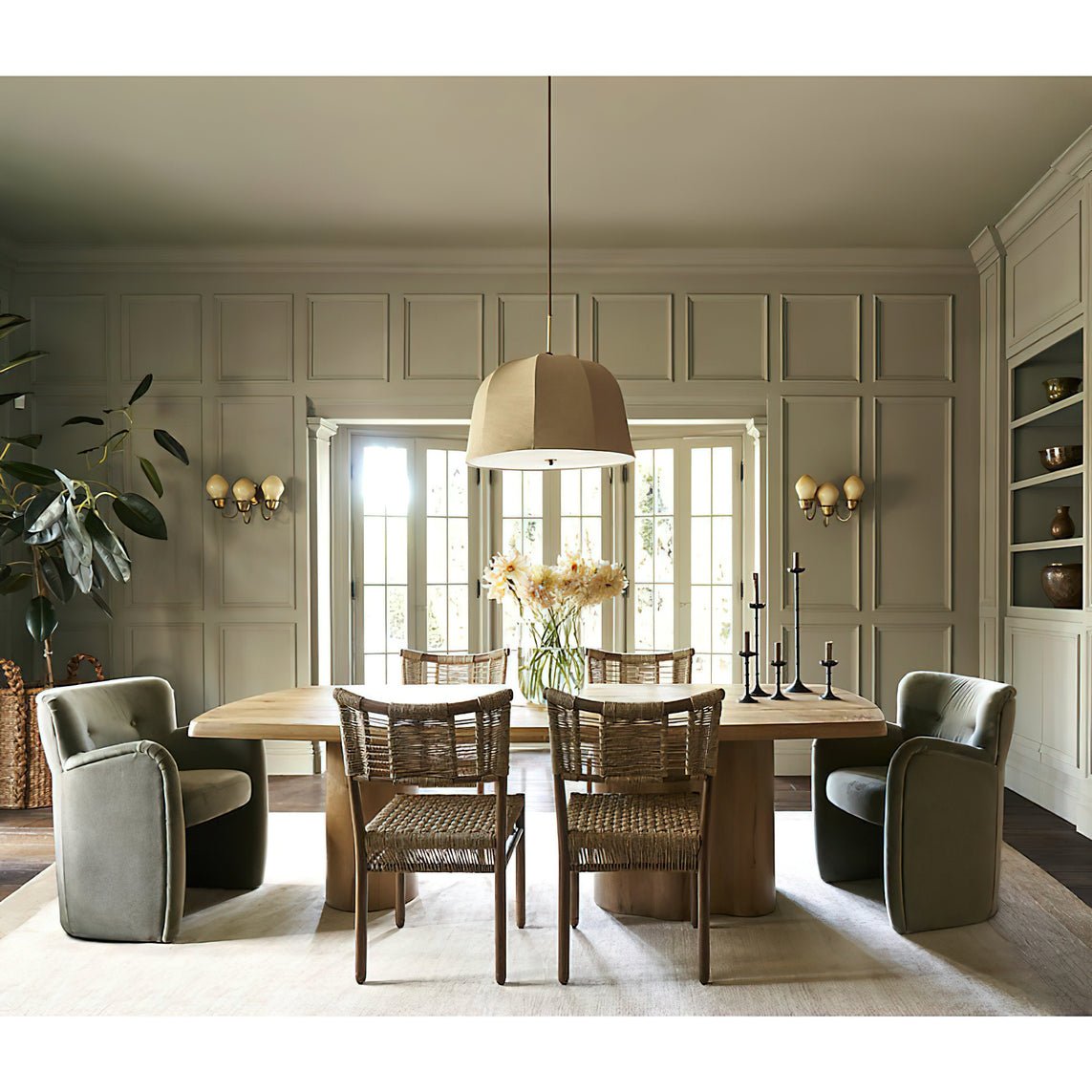 Sienna Linen Pendant Lamp - Lumpaz