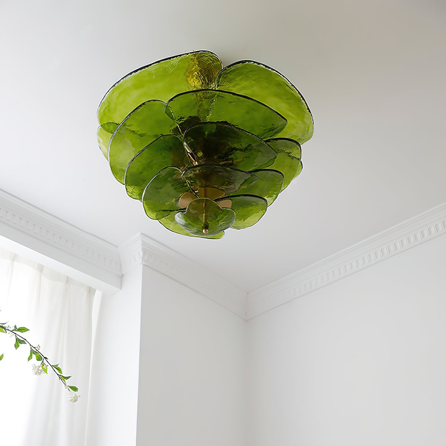 Golden Petals Murano Chandelier - Lumpaz