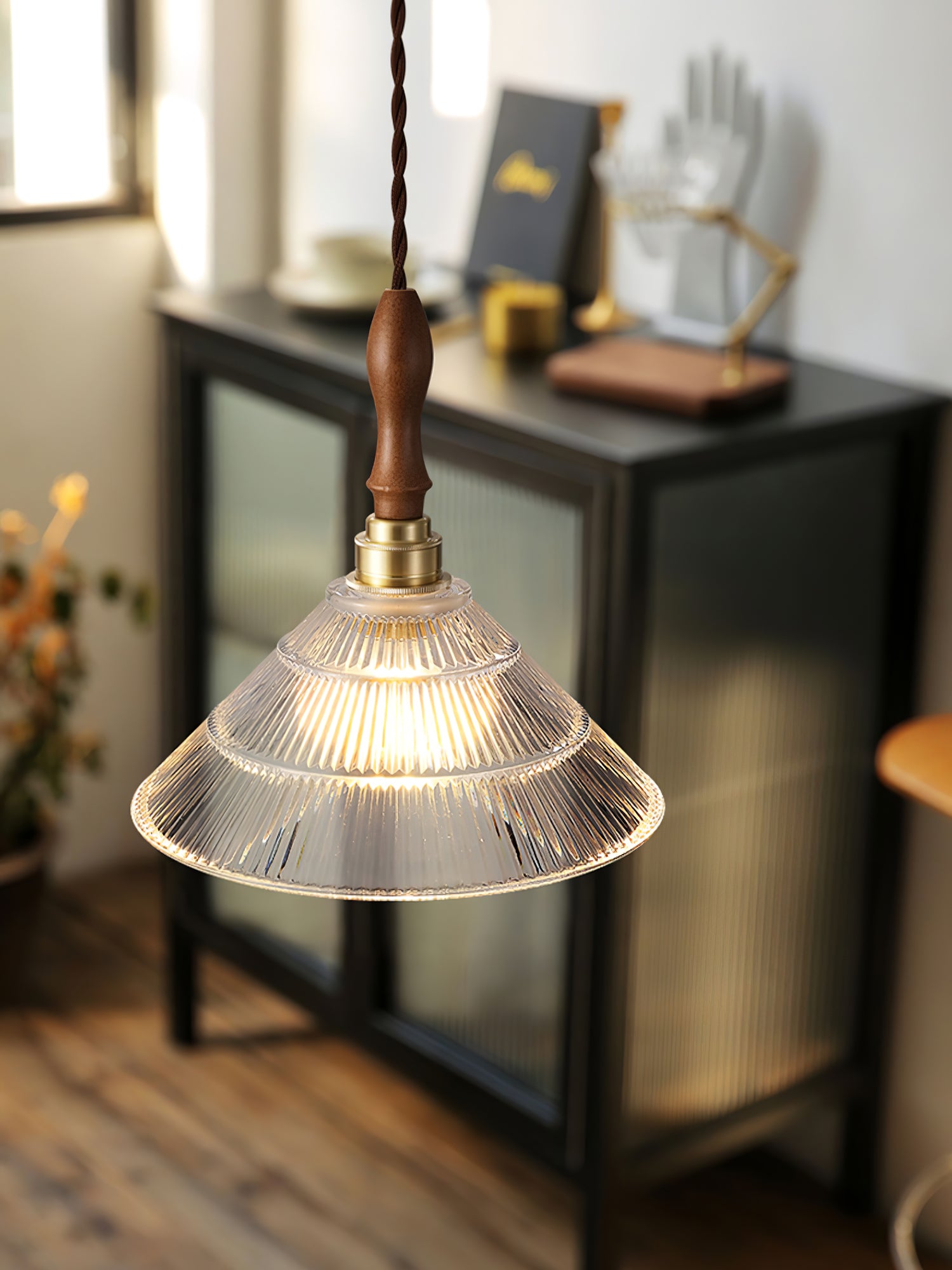 Vintage Ripple Pendant Lamp - Lumpaz