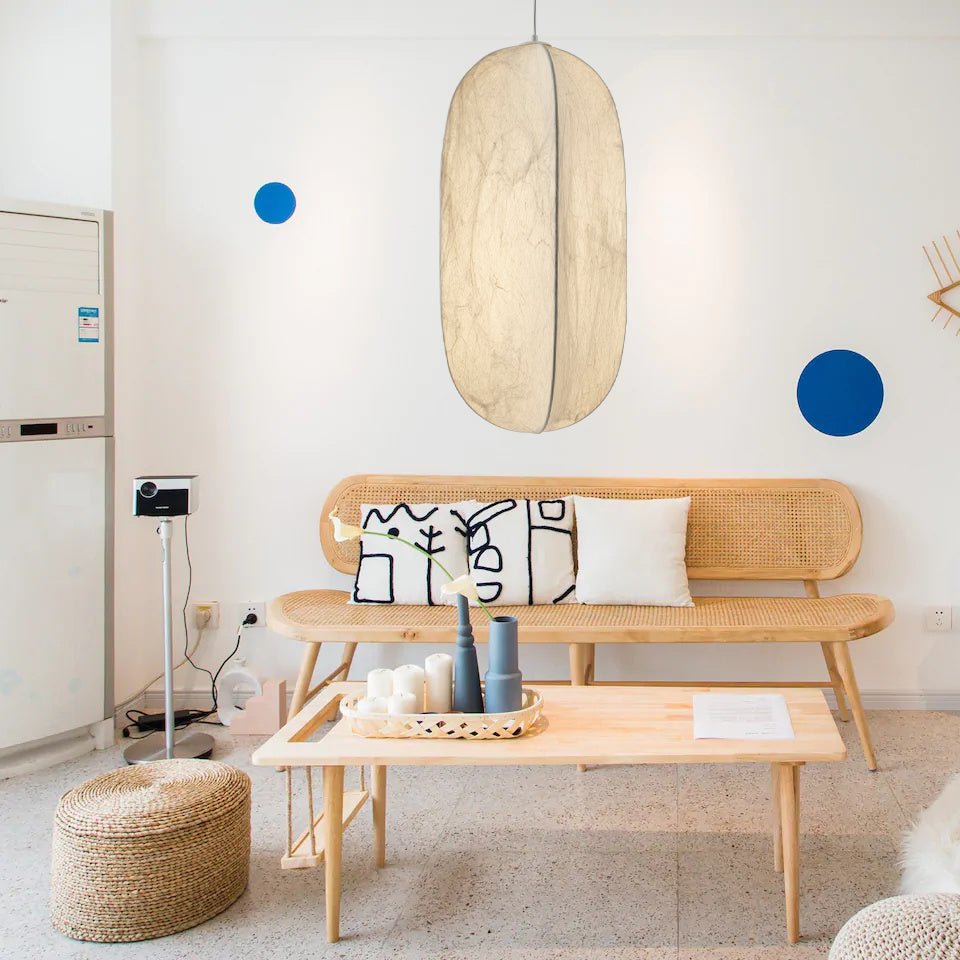 Lilian Silk Sphere Pendant Lamp - Lumpaz