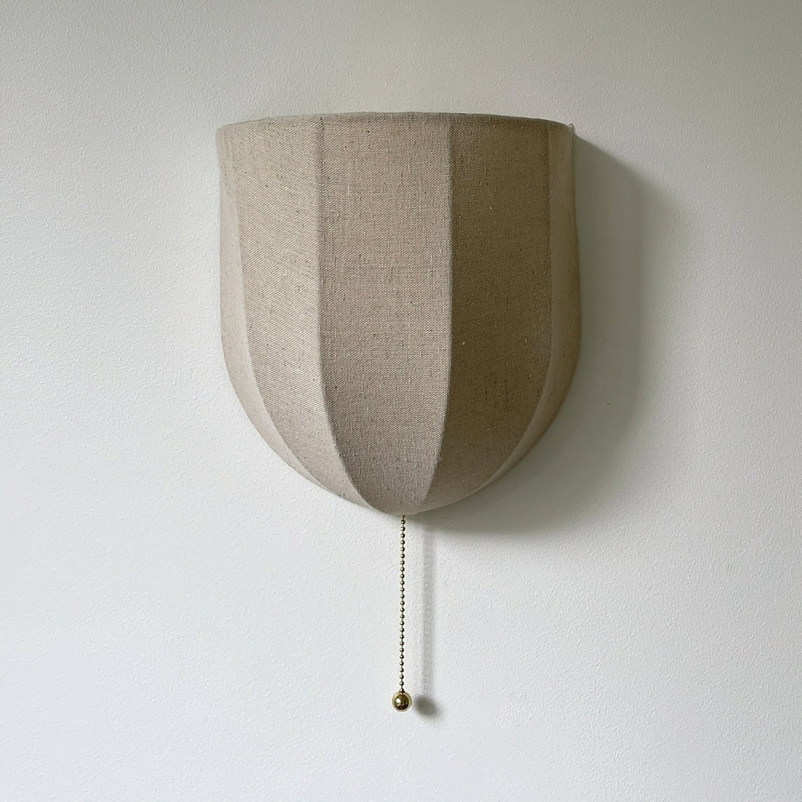 Sienna Linen Wall Sconce - Lumpaz