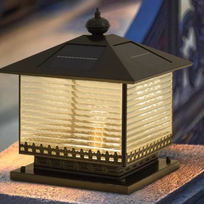 Liora Solar Pagoda Outdoor Light - Lumpaz