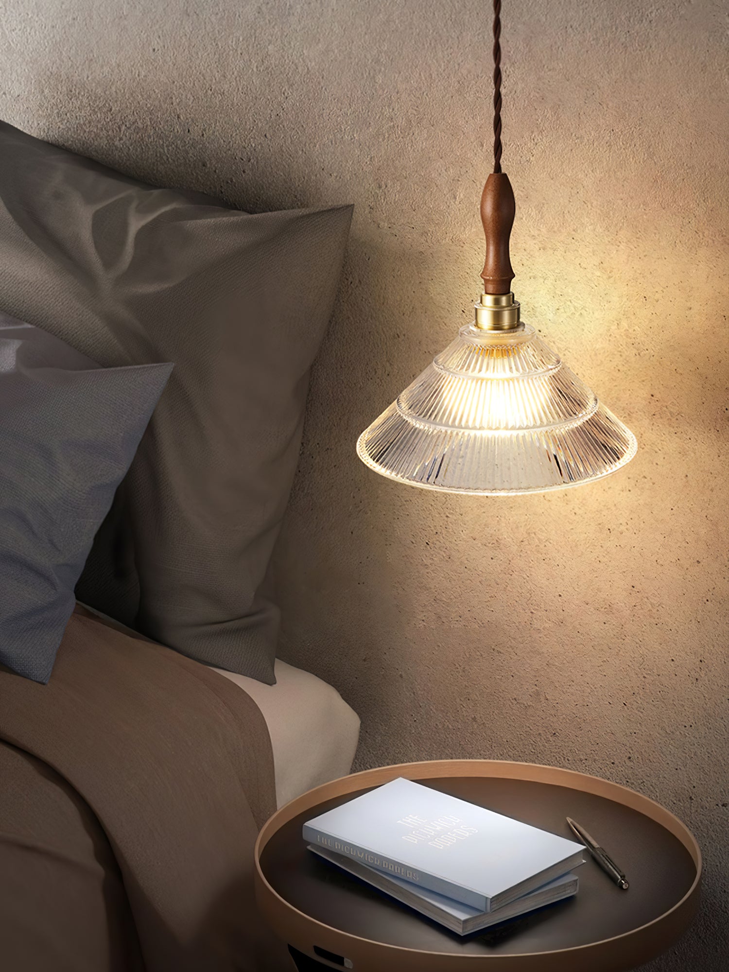 Vintage Ripple Pendant Lamp - Lumpaz