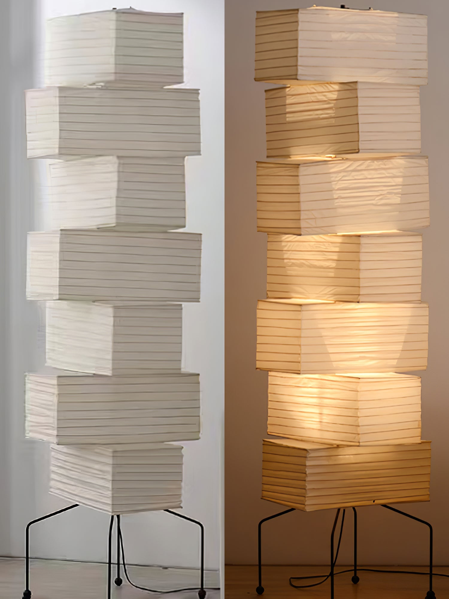 Lana Stacked Floor Lamp - Lumpaz