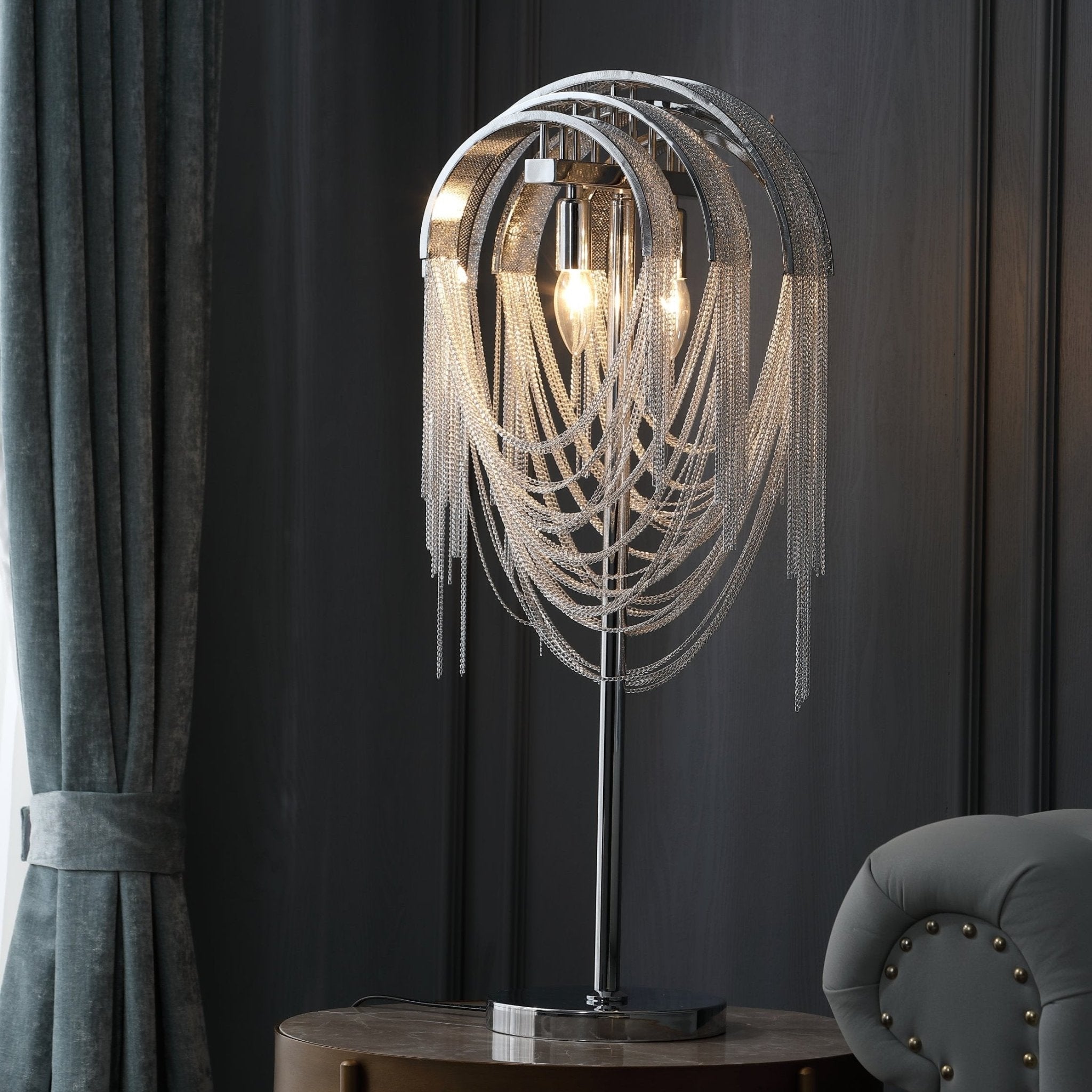 Chains Tassel Table Lamp - Lumpaz