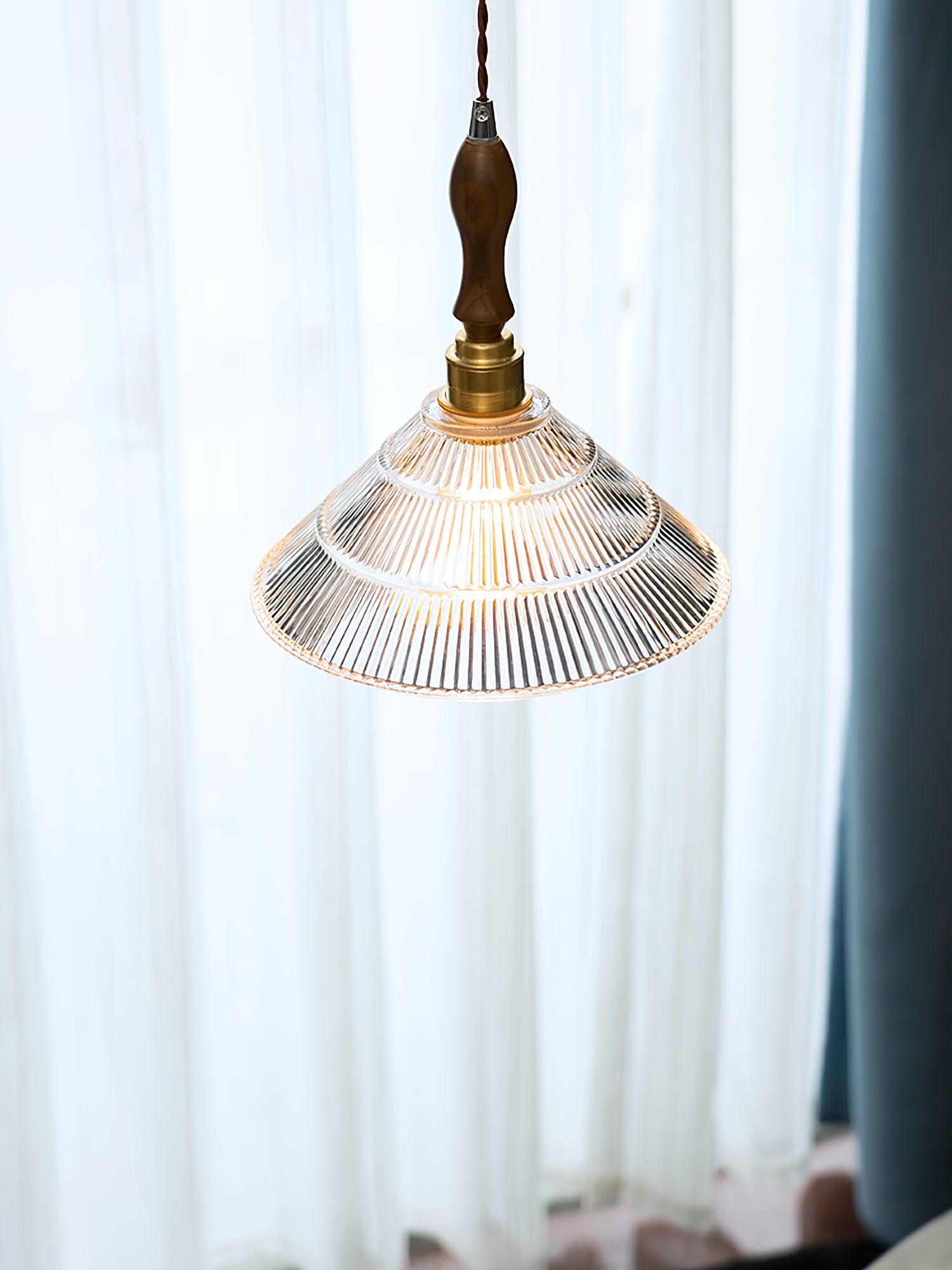 Vintage Ripple Pendant Lamp - Lumpaz