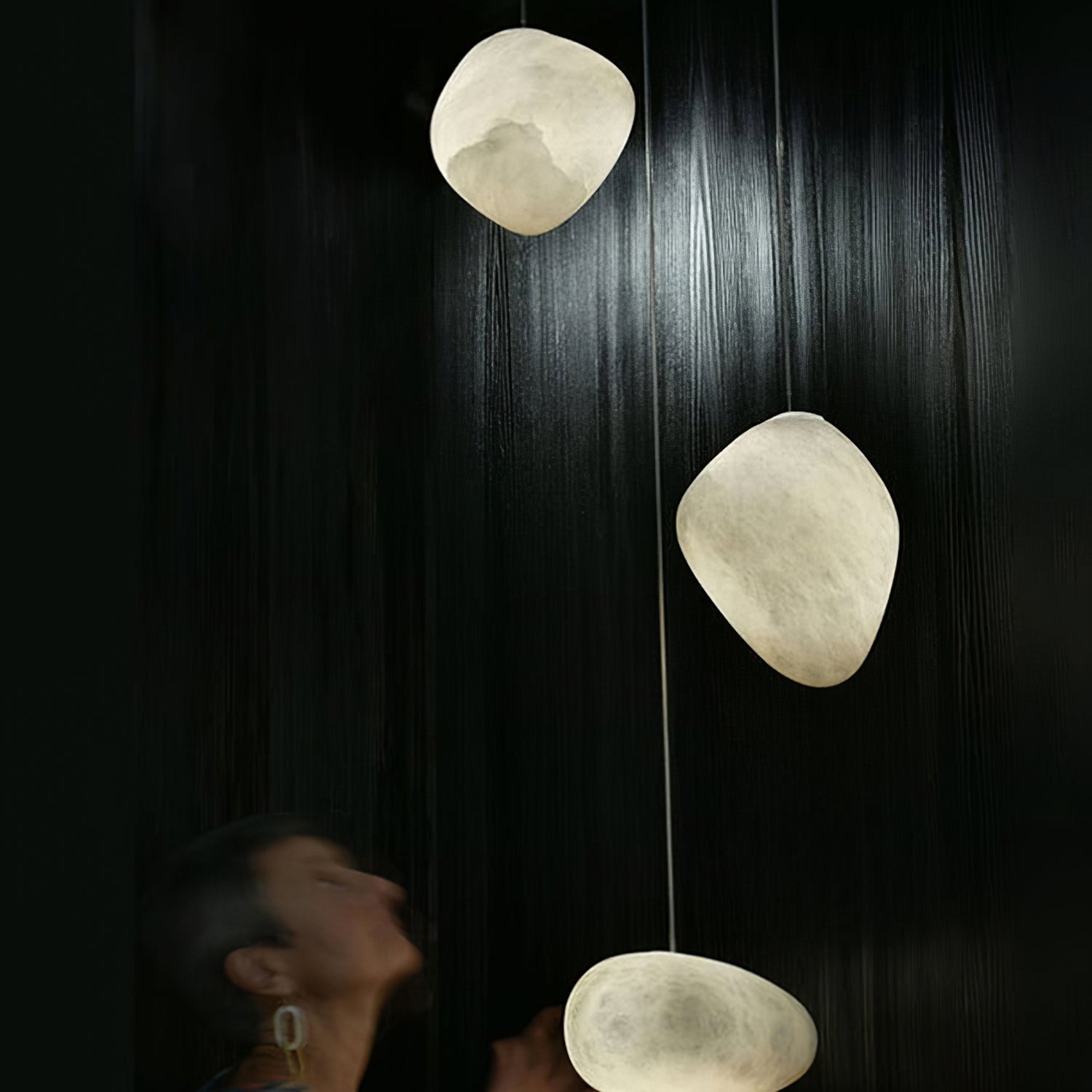 Pebbles Alabaster Pendant Lamp - Lumpaz