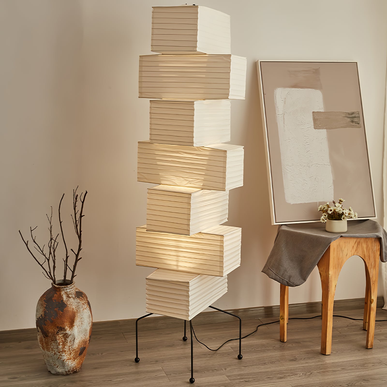 Lana Stacked Floor Lamp - Lumpaz