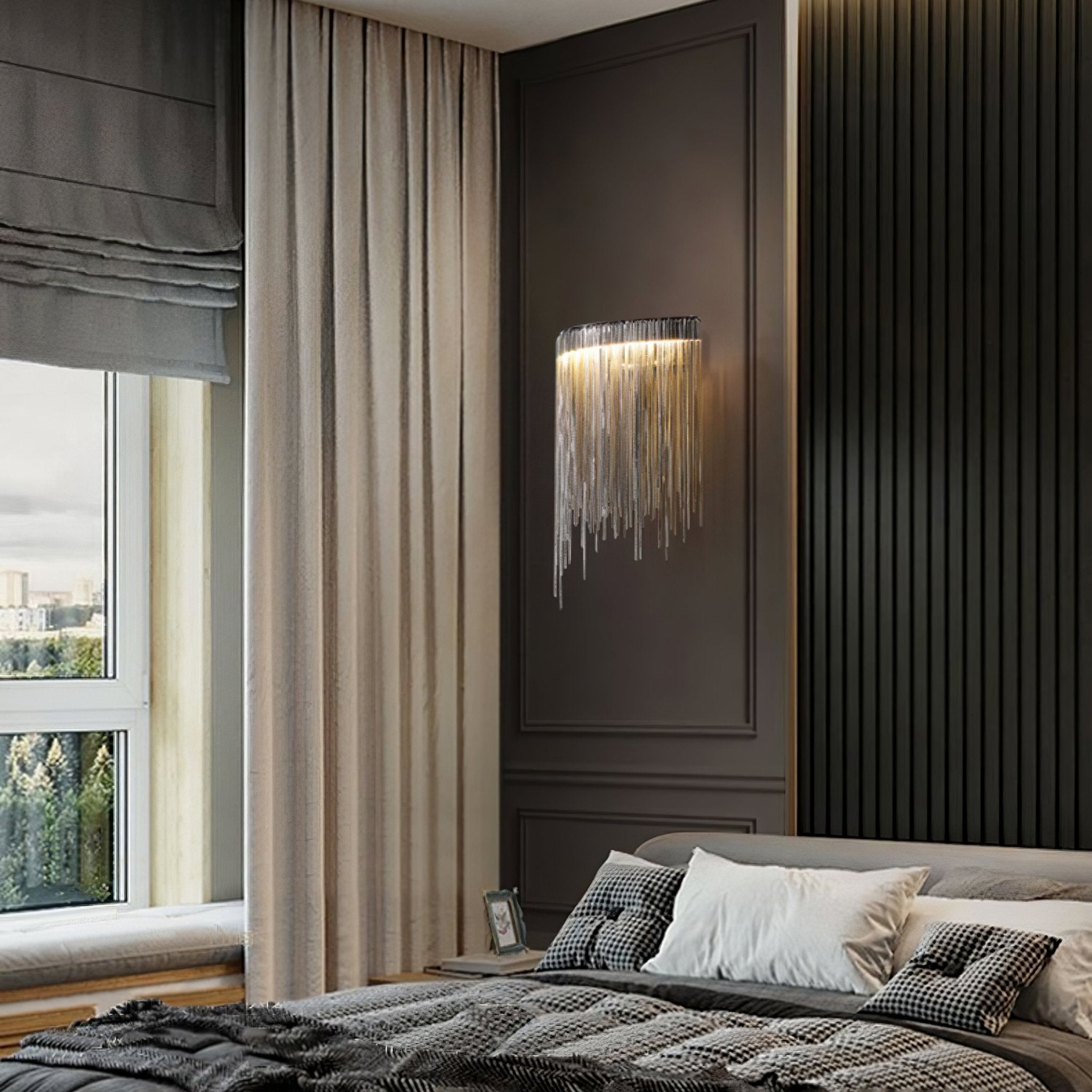 Cadena Tassel Wall Lamp - Lumpaz