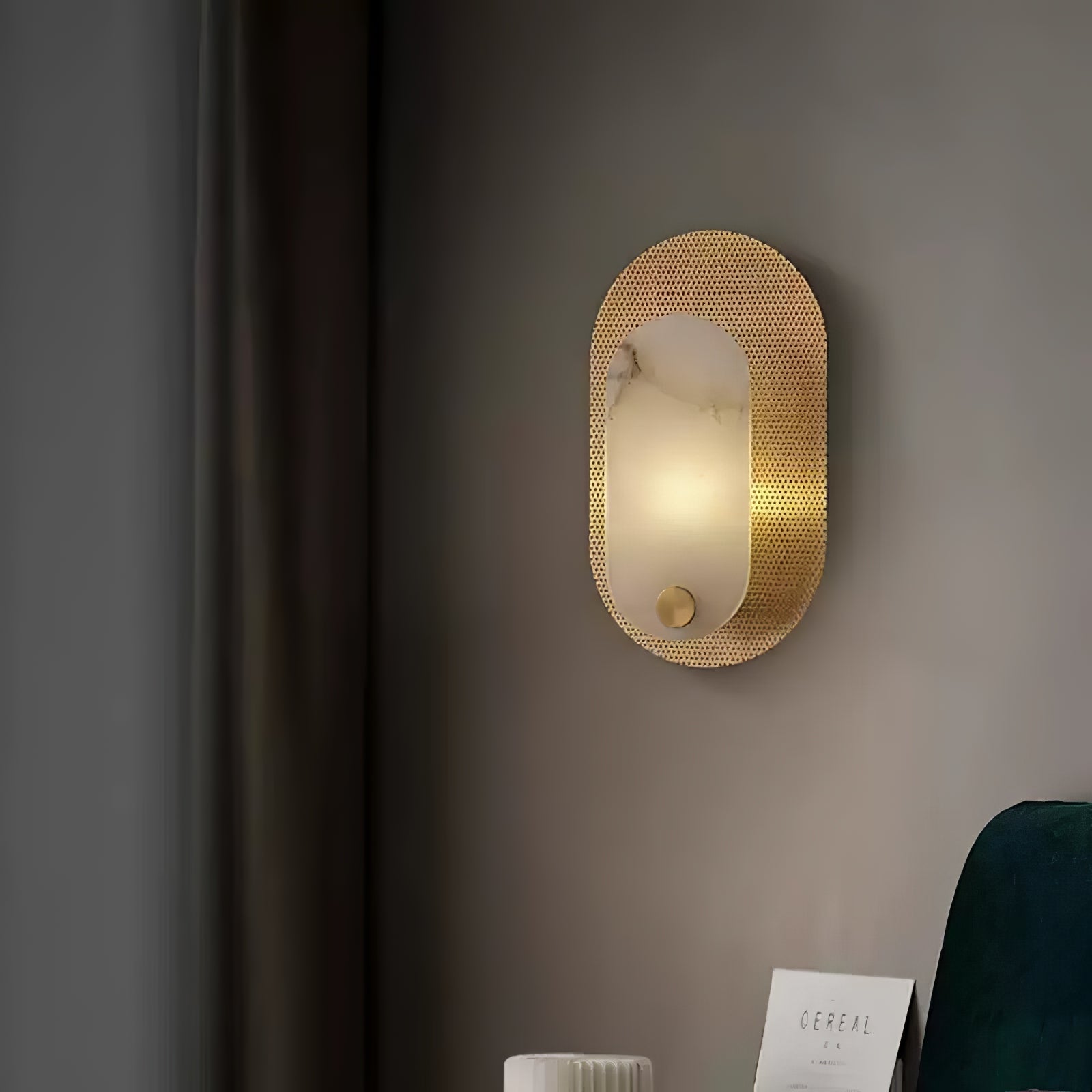 Harlan Alabaster Wall Light - Lumpaz