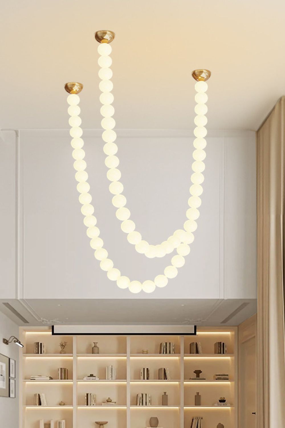 Pearl Necklace Balls Chandelier - Lumpaz