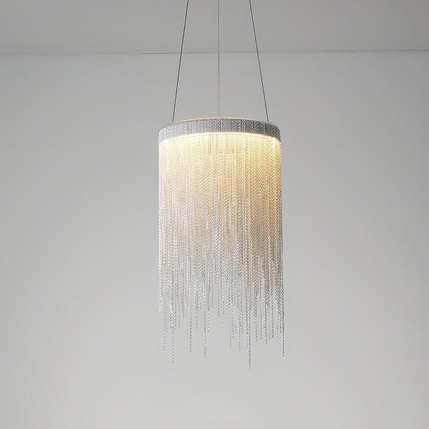 Aluminum Chain Tassel Pendant Light - Lumpaz