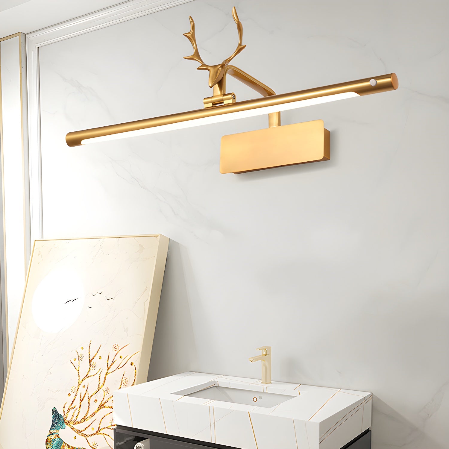 Stag Horn Wall Light - Lumpaz