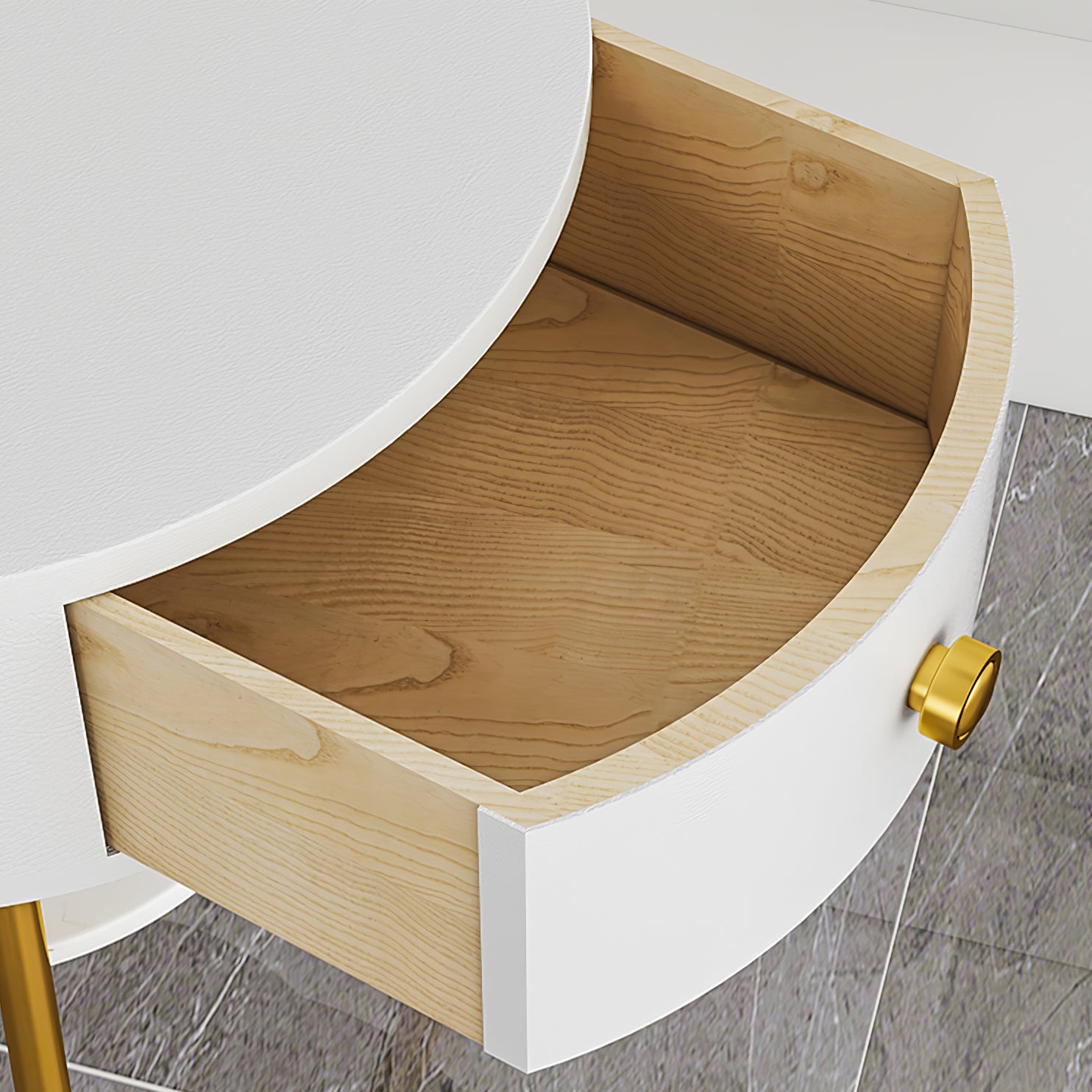 Pleated Arc Floor Light - Lumpaz