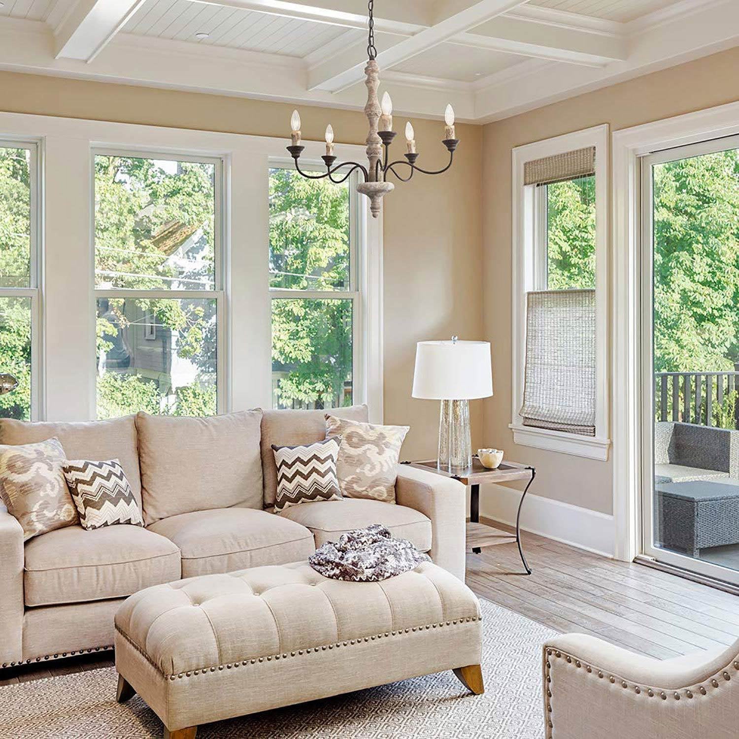 Candlestick Farmhouse chandelier - Lumpaz