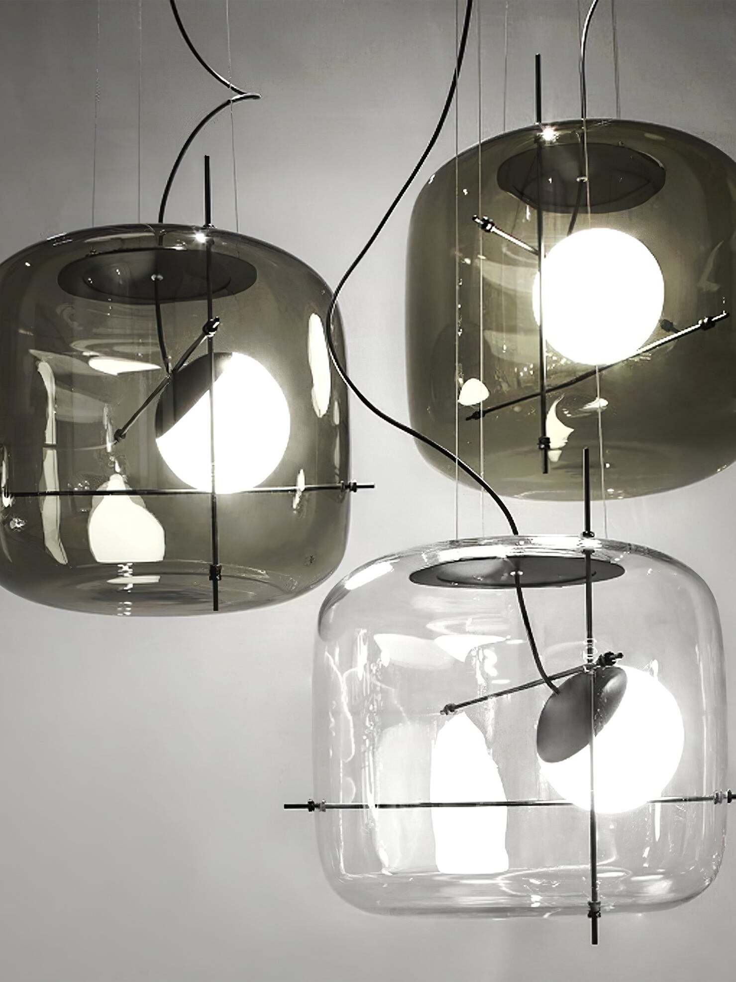 Plot Glass Pendant Light - Lumpaz
