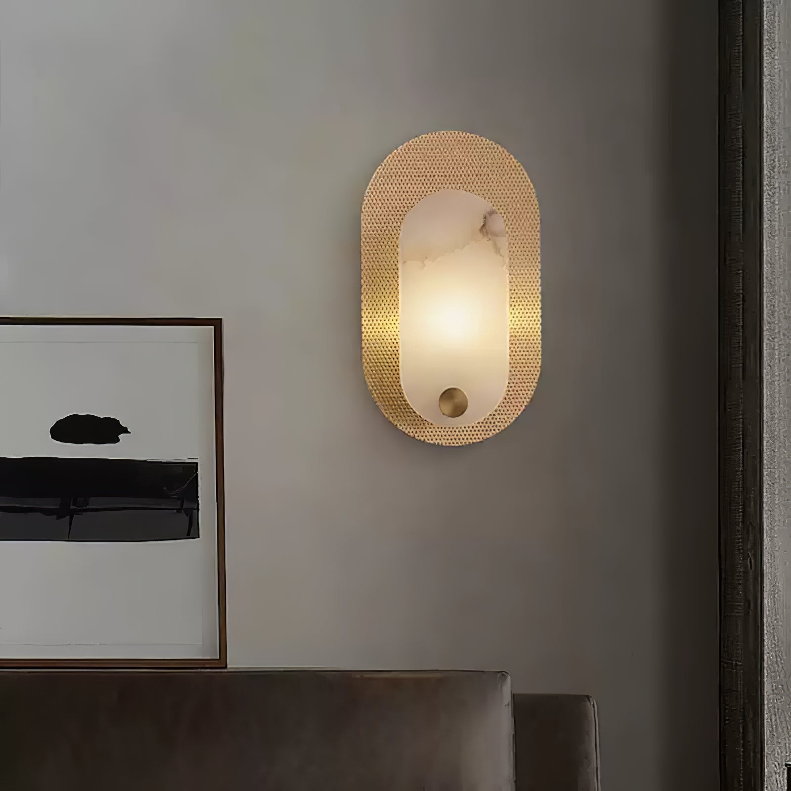 Harlan Alabaster Wall Light - Lumpaz