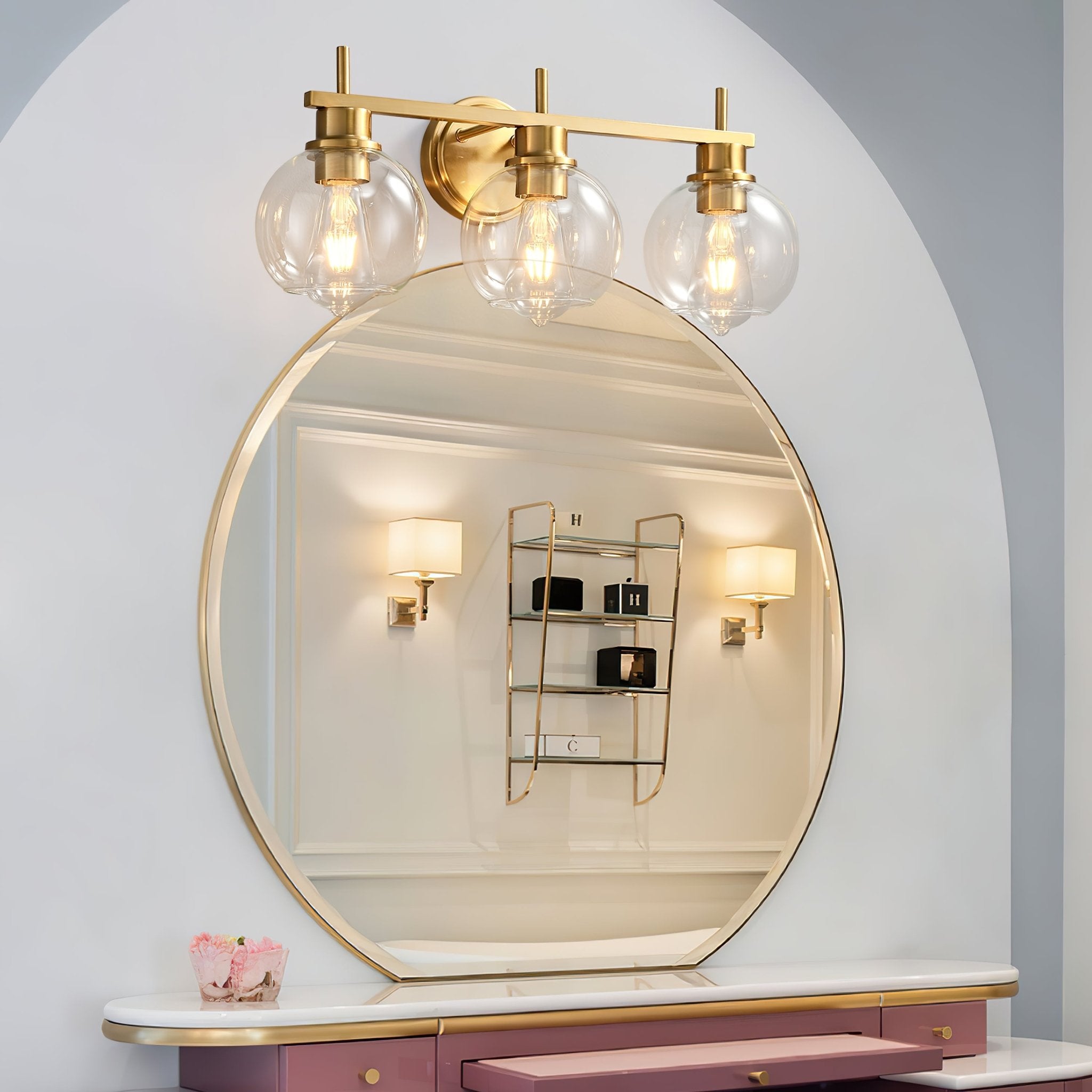 Paloma Bubble Vanity Wall Light - Lumpaz