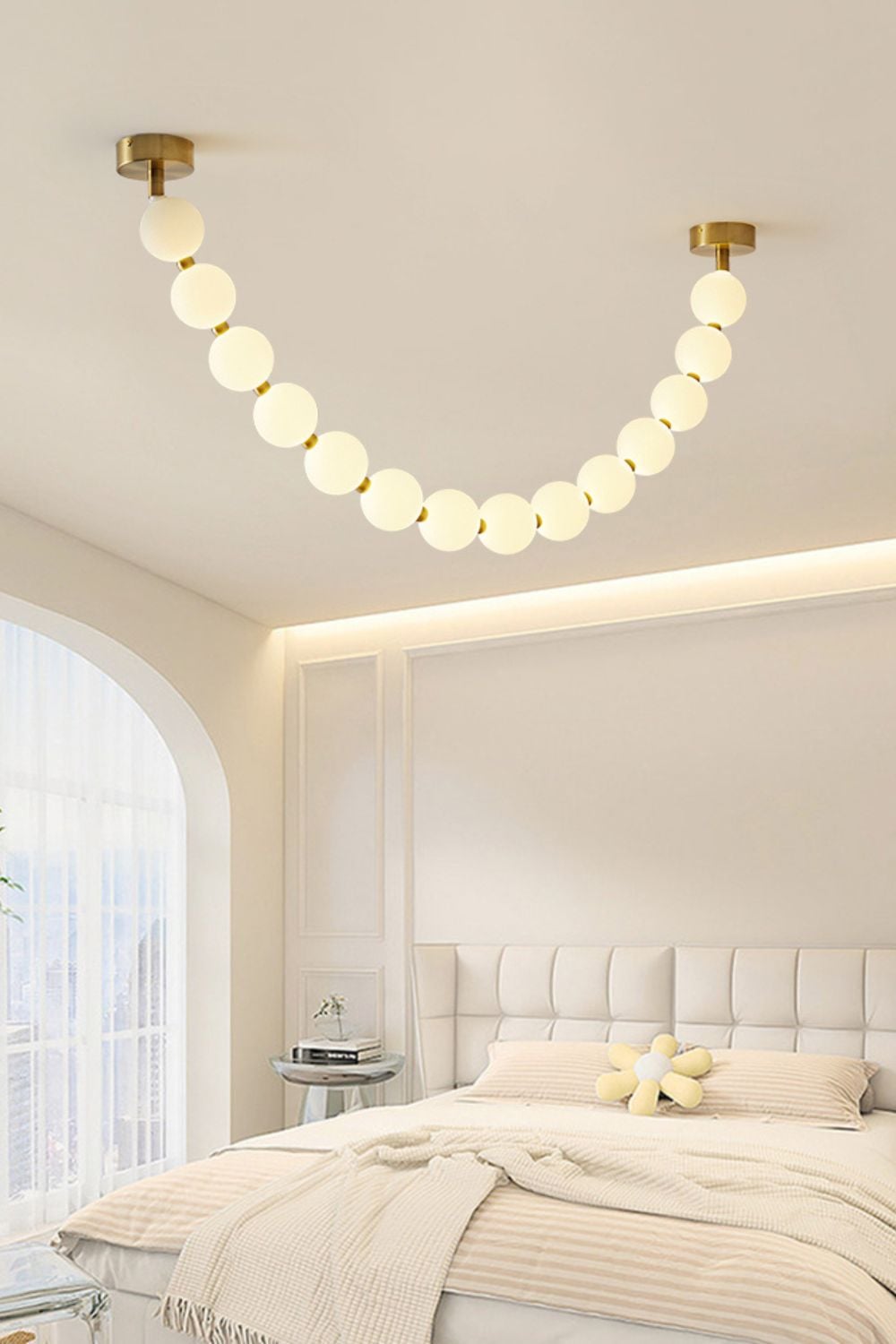 Pearl Necklace Balls Chandelier - Lumpaz