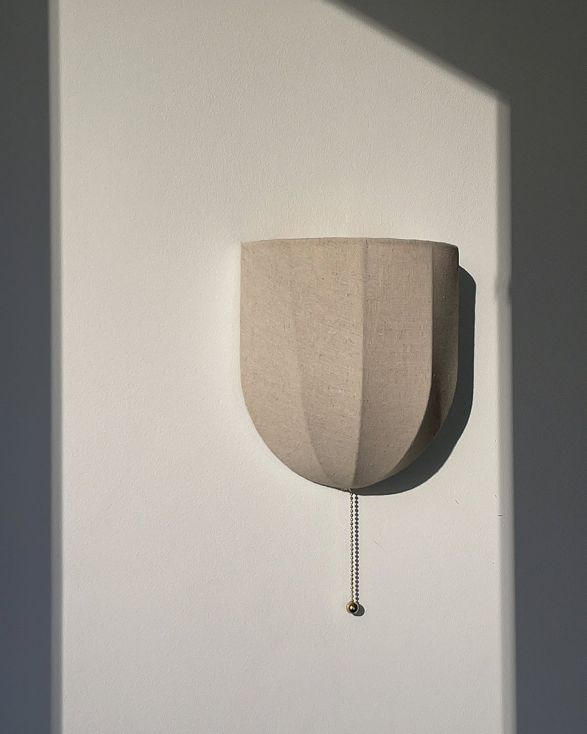 Sienna Linen Wall Sconce - Lumpaz