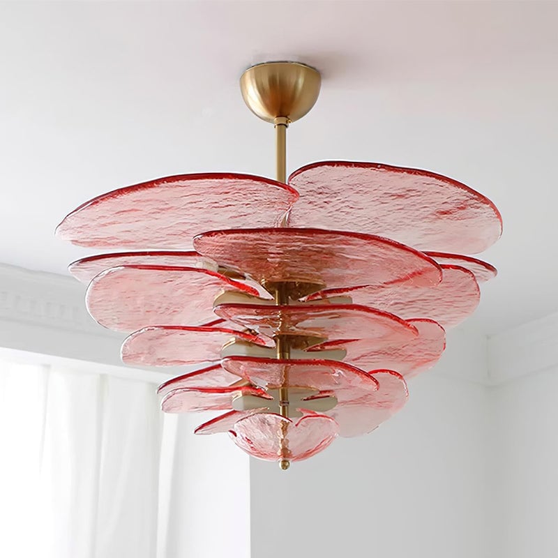 Golden Petals Murano Chandelier - Lumpaz