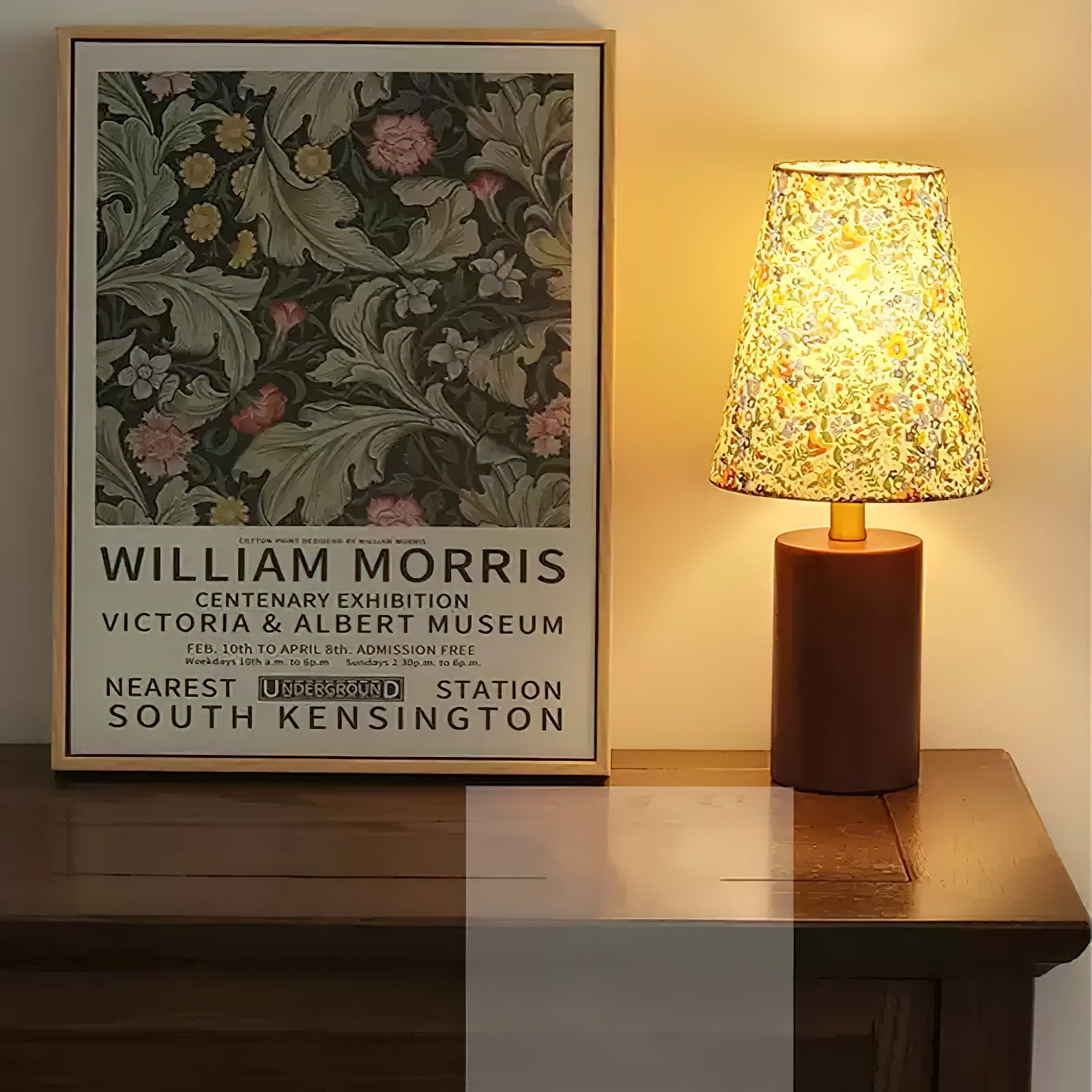 Elara Floral Glow Table Lamp - Lumpaz