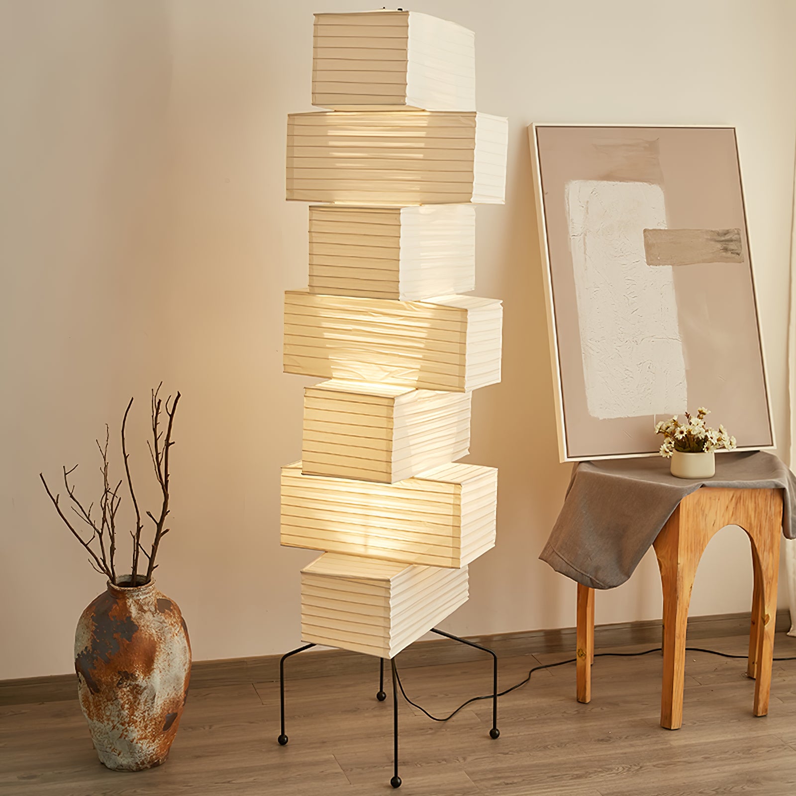 Lana Stacked Floor Lamp - Lumpaz