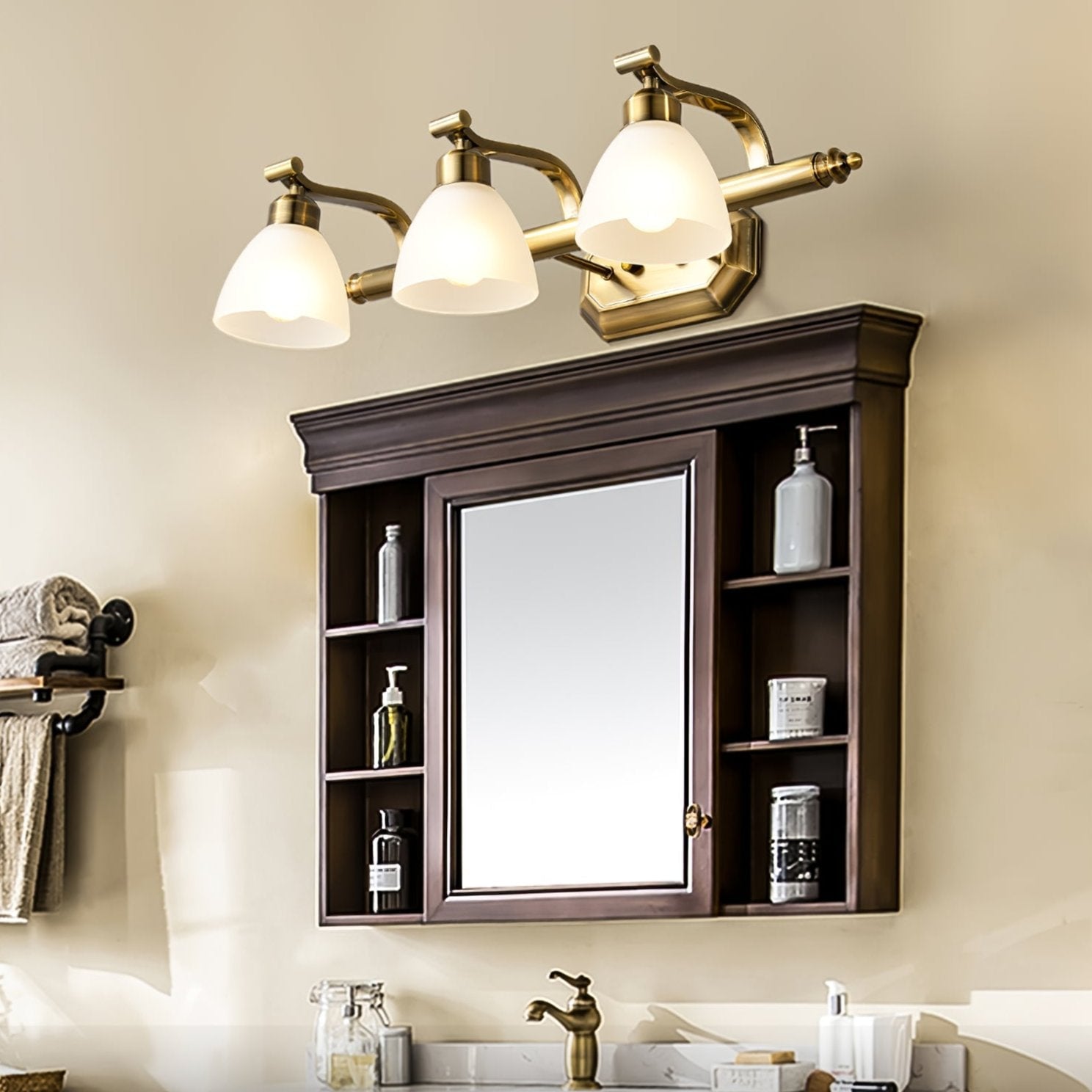 Lana Classic Bath Wall Light - Lumpaz