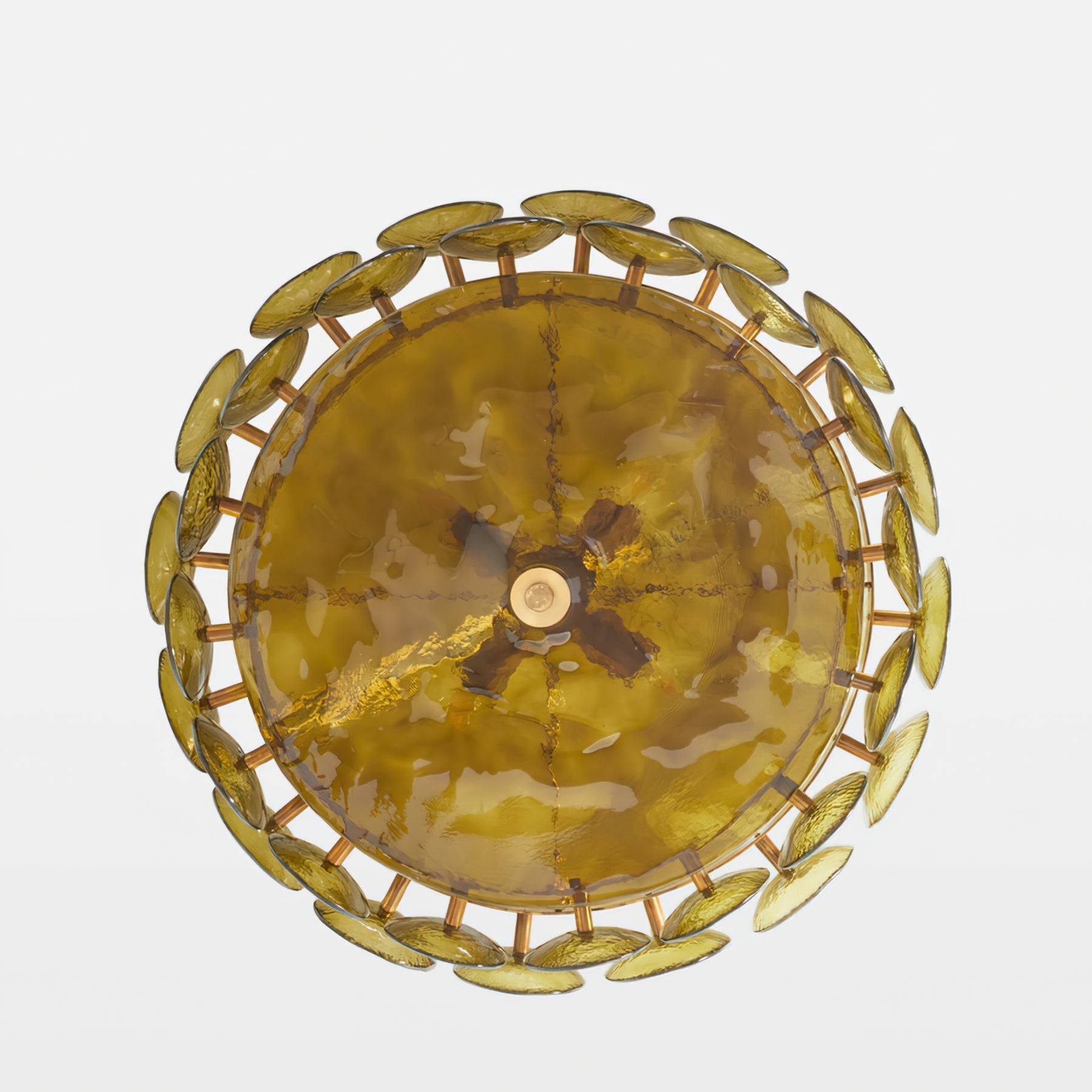 Solaris Disc Murano Chandelier - Lumpaz