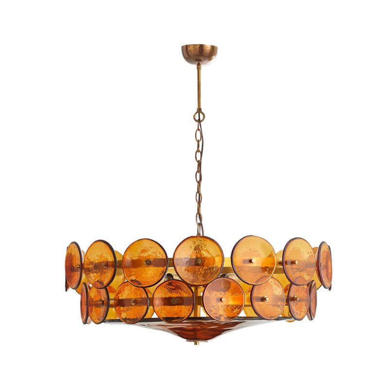 Solaris Disc Murano Chandelier - Lumpaz