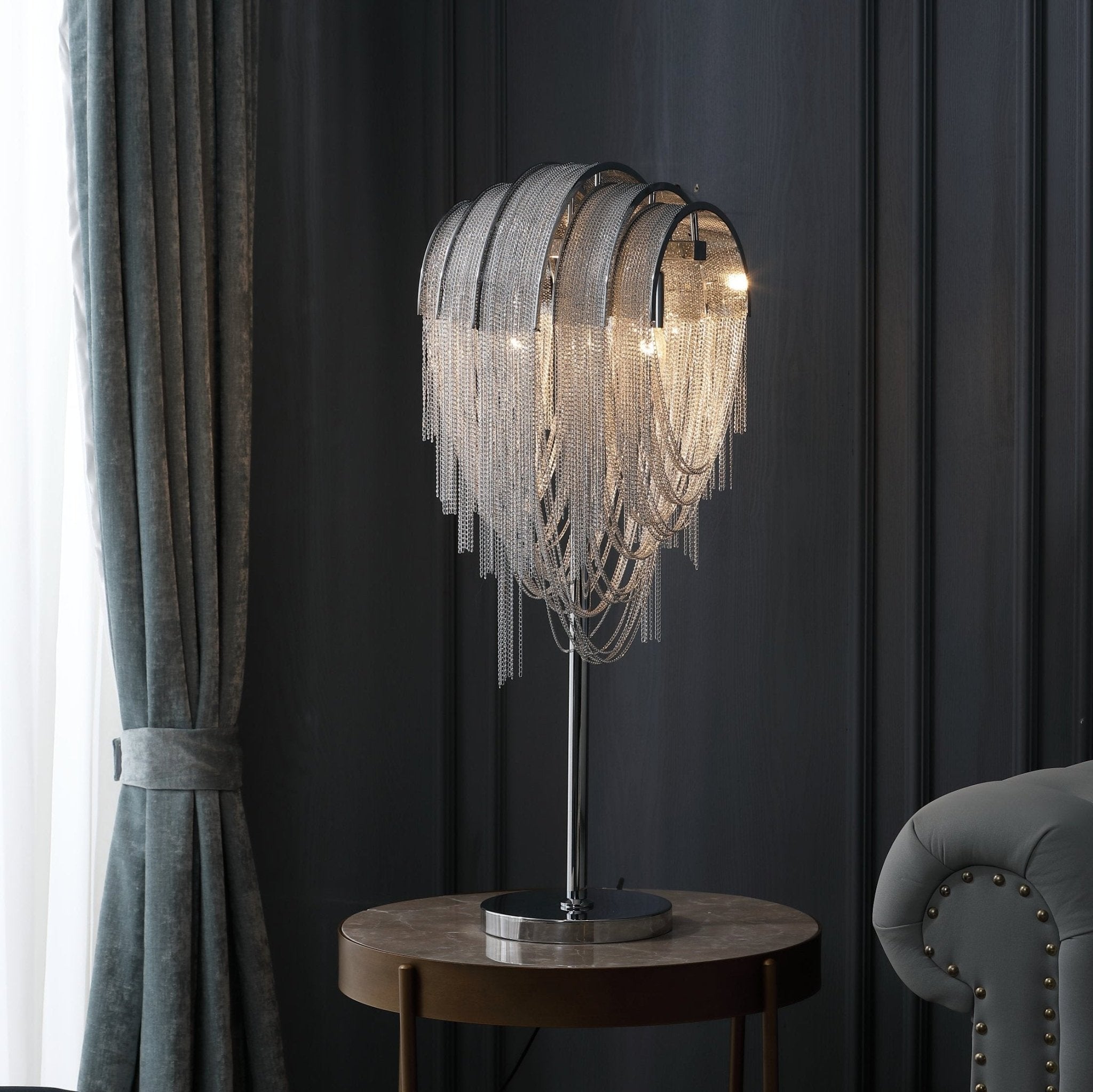 Chains Tassel Table Lamp - Lumpaz