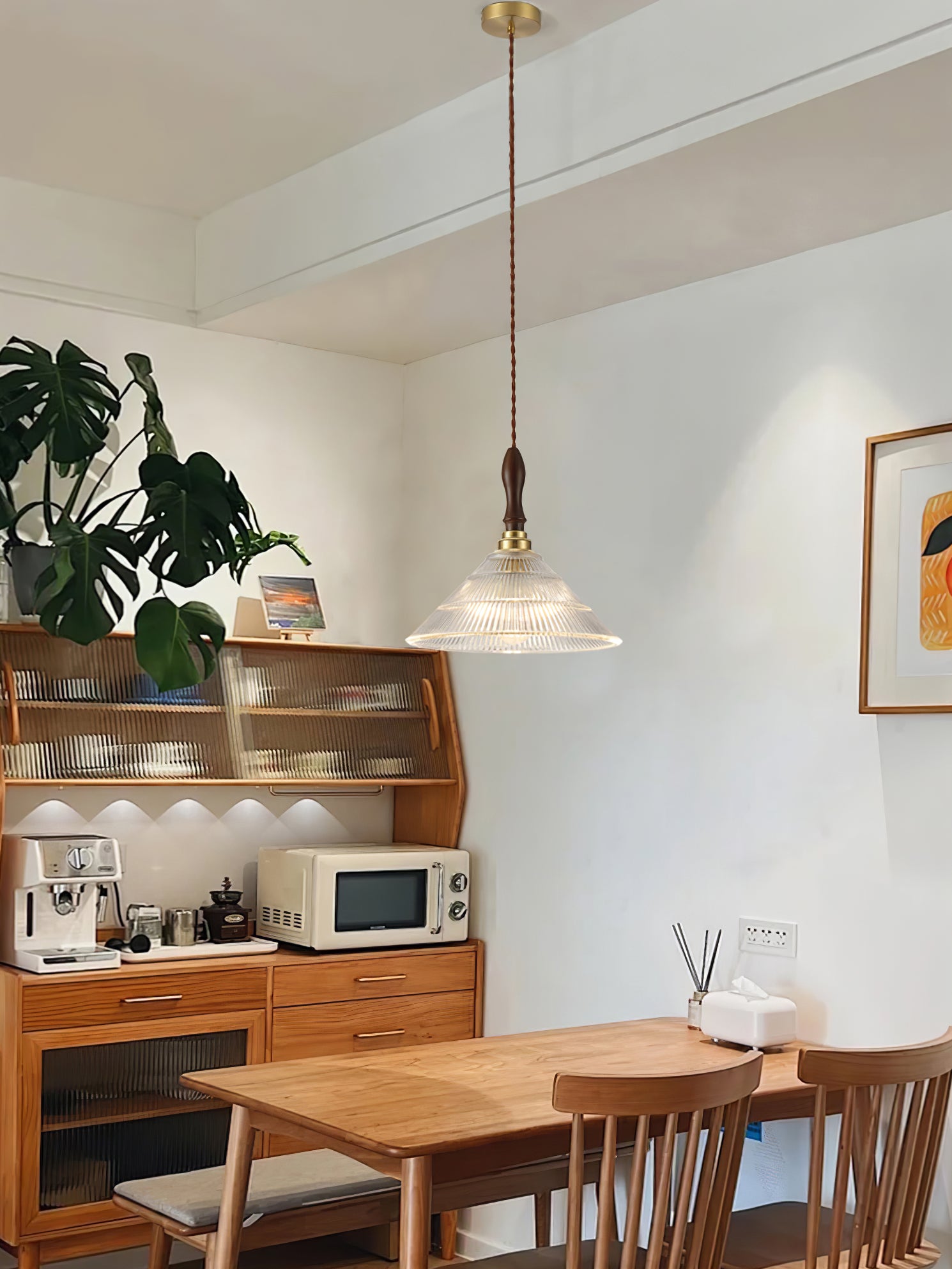 Vintage Ripple Pendant Lamp - Lumpaz