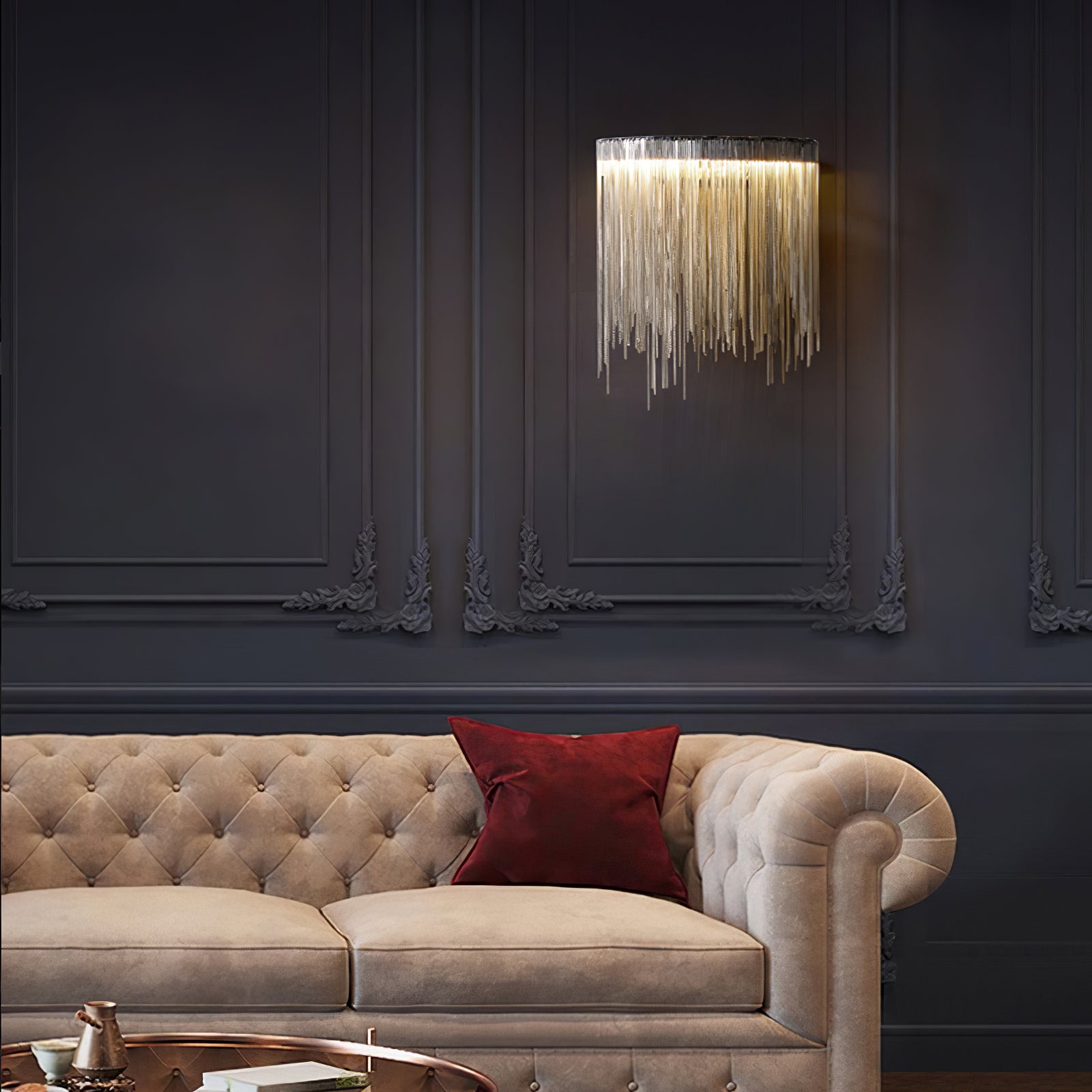 Cadena Tassel Wall Lamp - Lumpaz