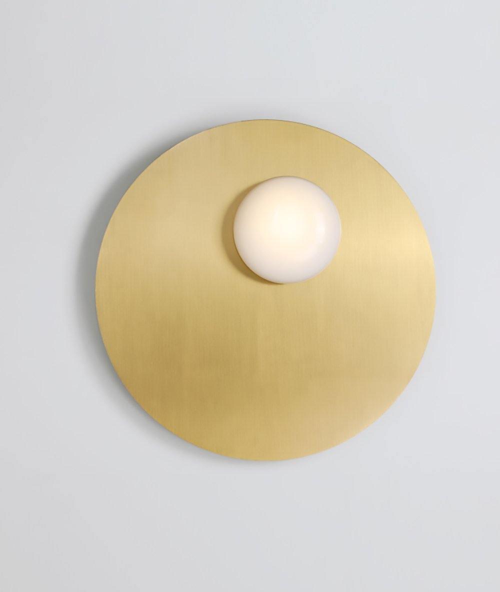 Nodes Angled Alabaster Wall Sconce - Lumpaz