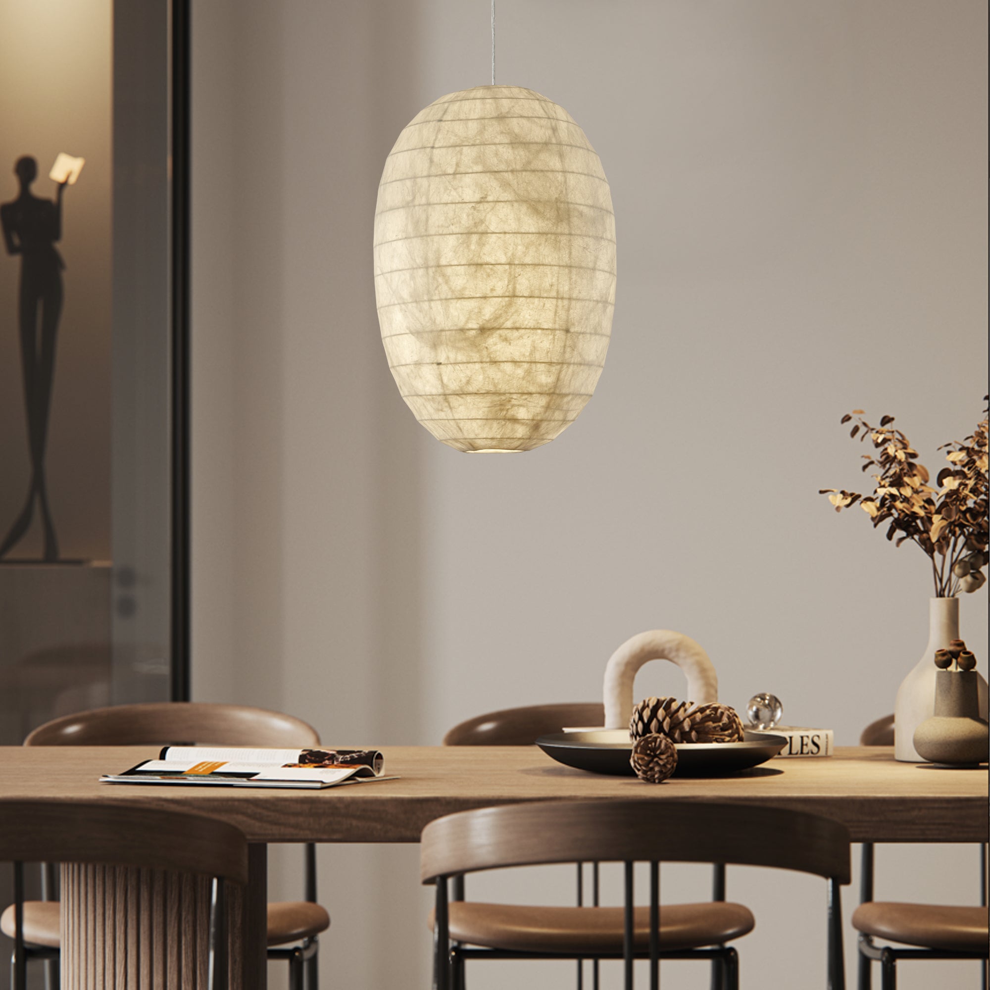 Sophia Silk Pendant Lamp - Lumpaz