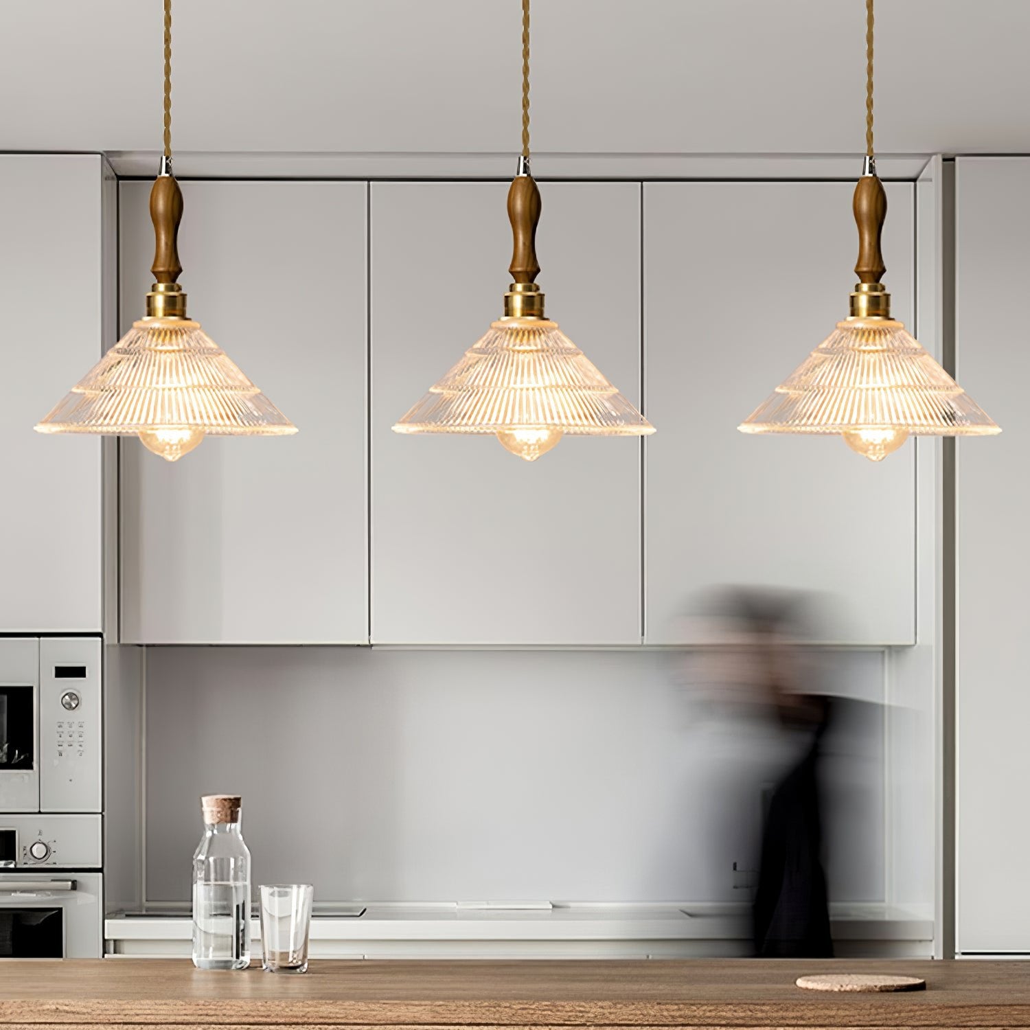 Vintage Ripple Pendant Lamp - Lumpaz