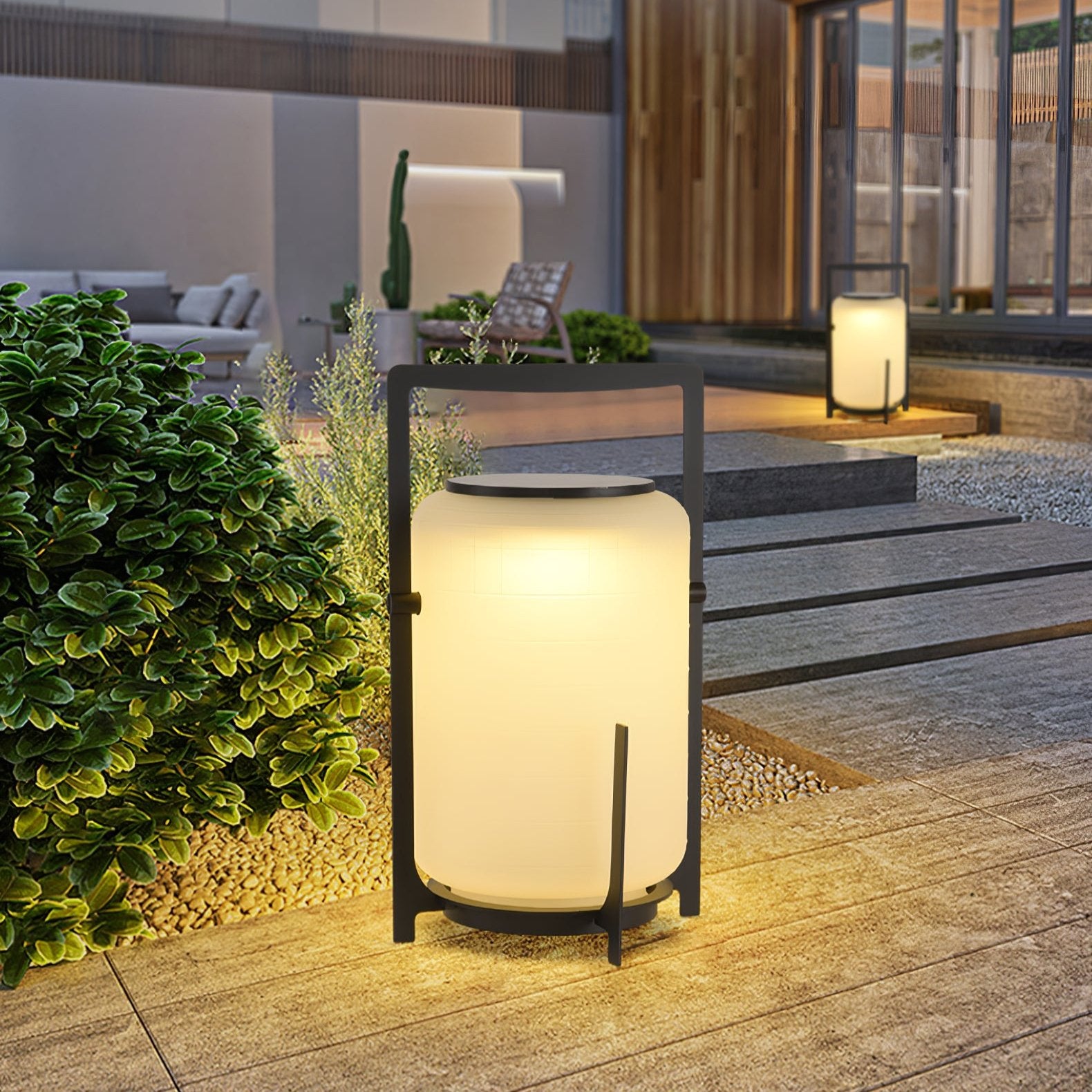 Twilight Lantern Solar Outdoor Table Lamp - Lumpaz