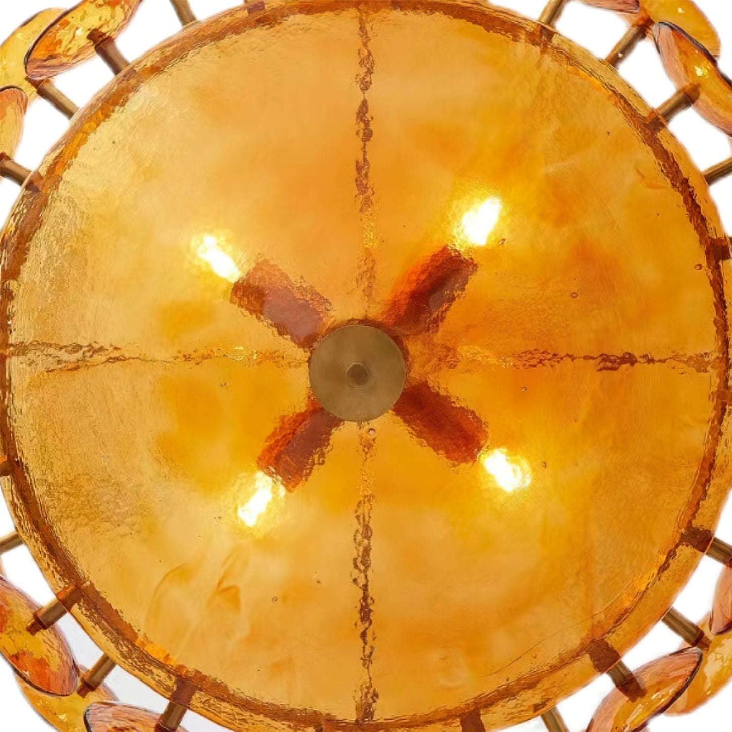 Solaris Disc Murano Chandelier - Lumpaz