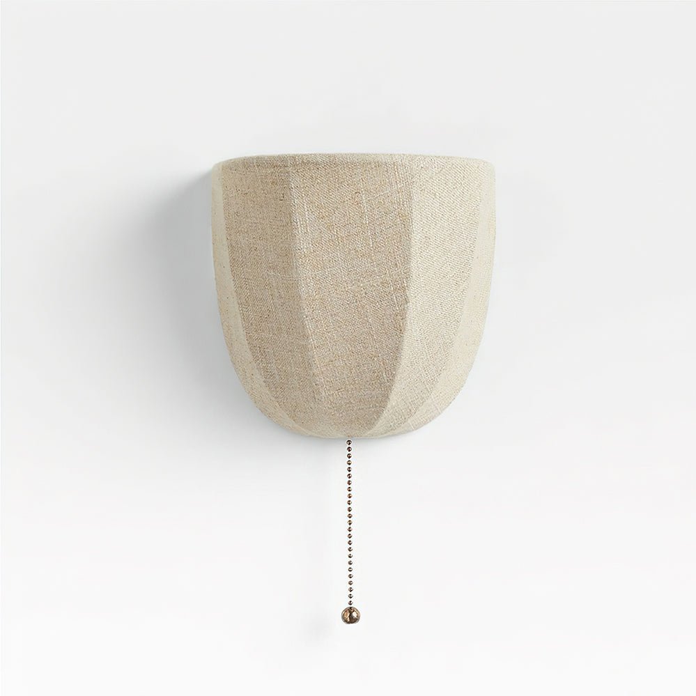 Sienna Linen Wall Sconce - Lumpaz