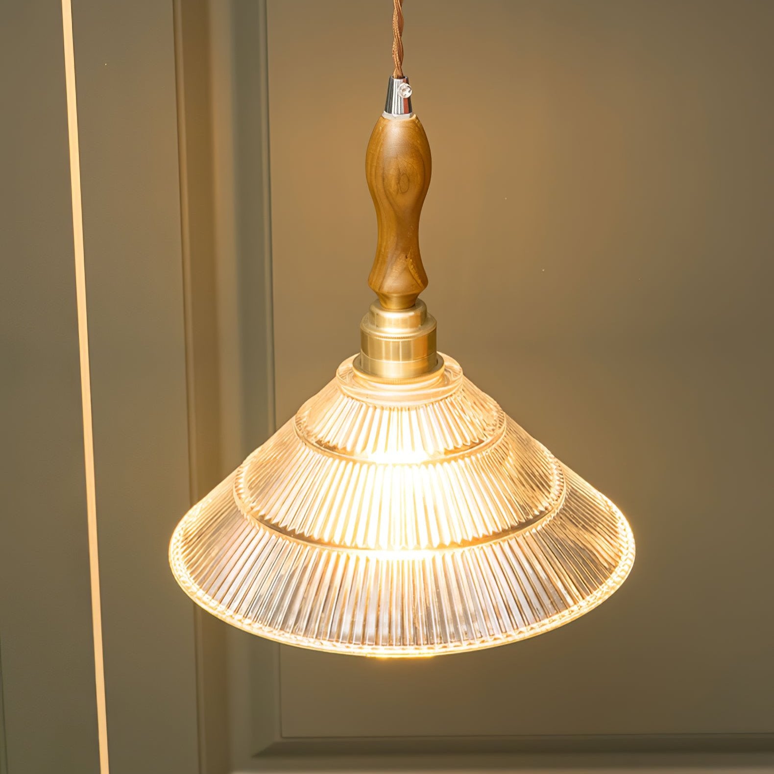 Vintage Ripple Pendant Lamp - Lumpaz