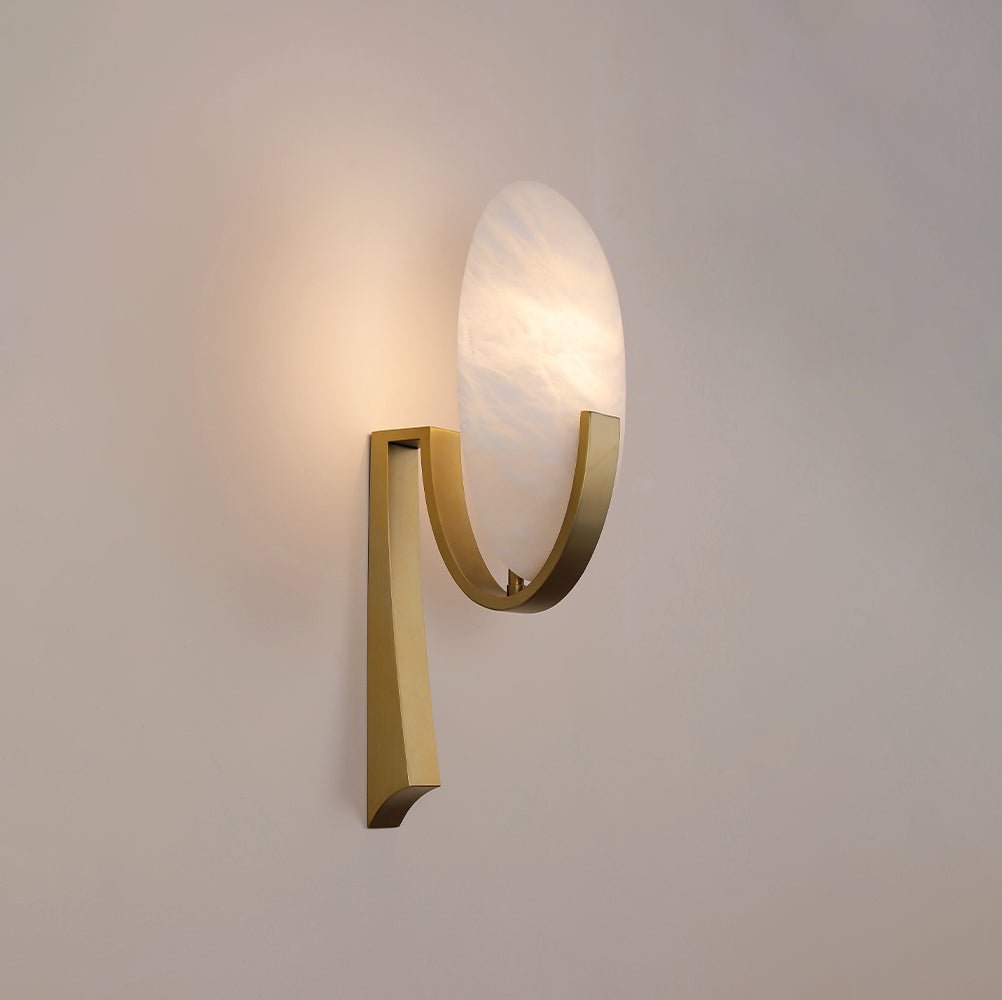 Alice Alabaster Plug-in Wall Lamp - Lumpaz