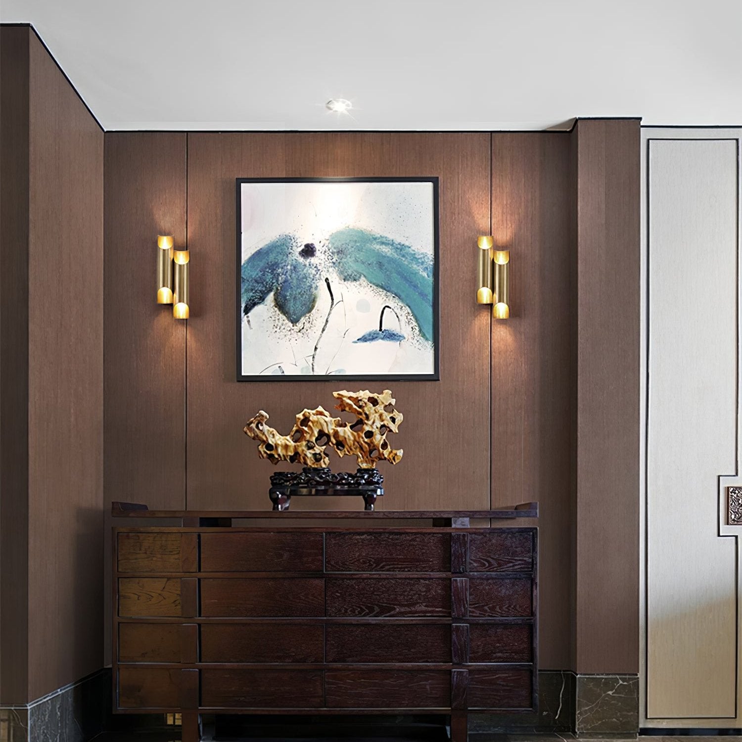 Callahan Brass Wall Lamp - Lumpaz