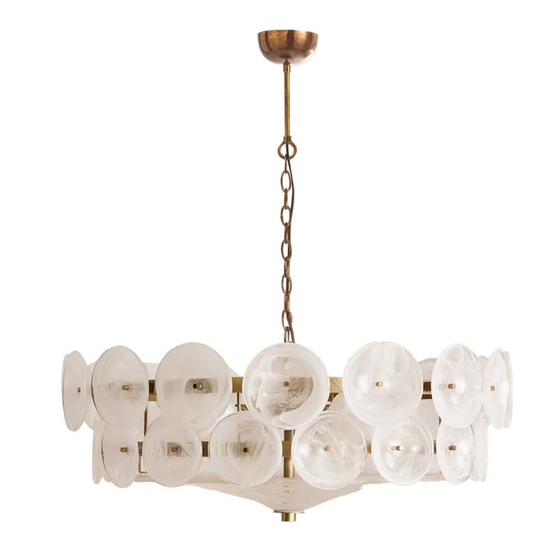 Solaris Disc Murano Chandelier - Lumpaz