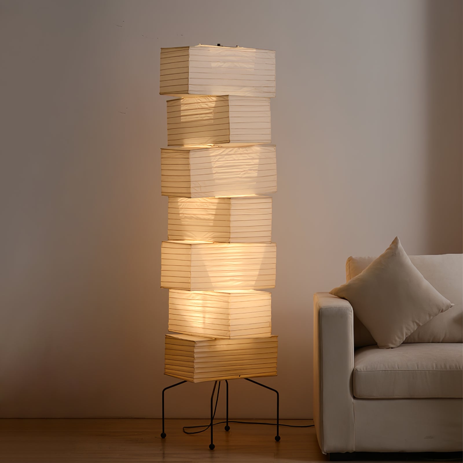 Lana Stacked Floor Lamp - Lumpaz