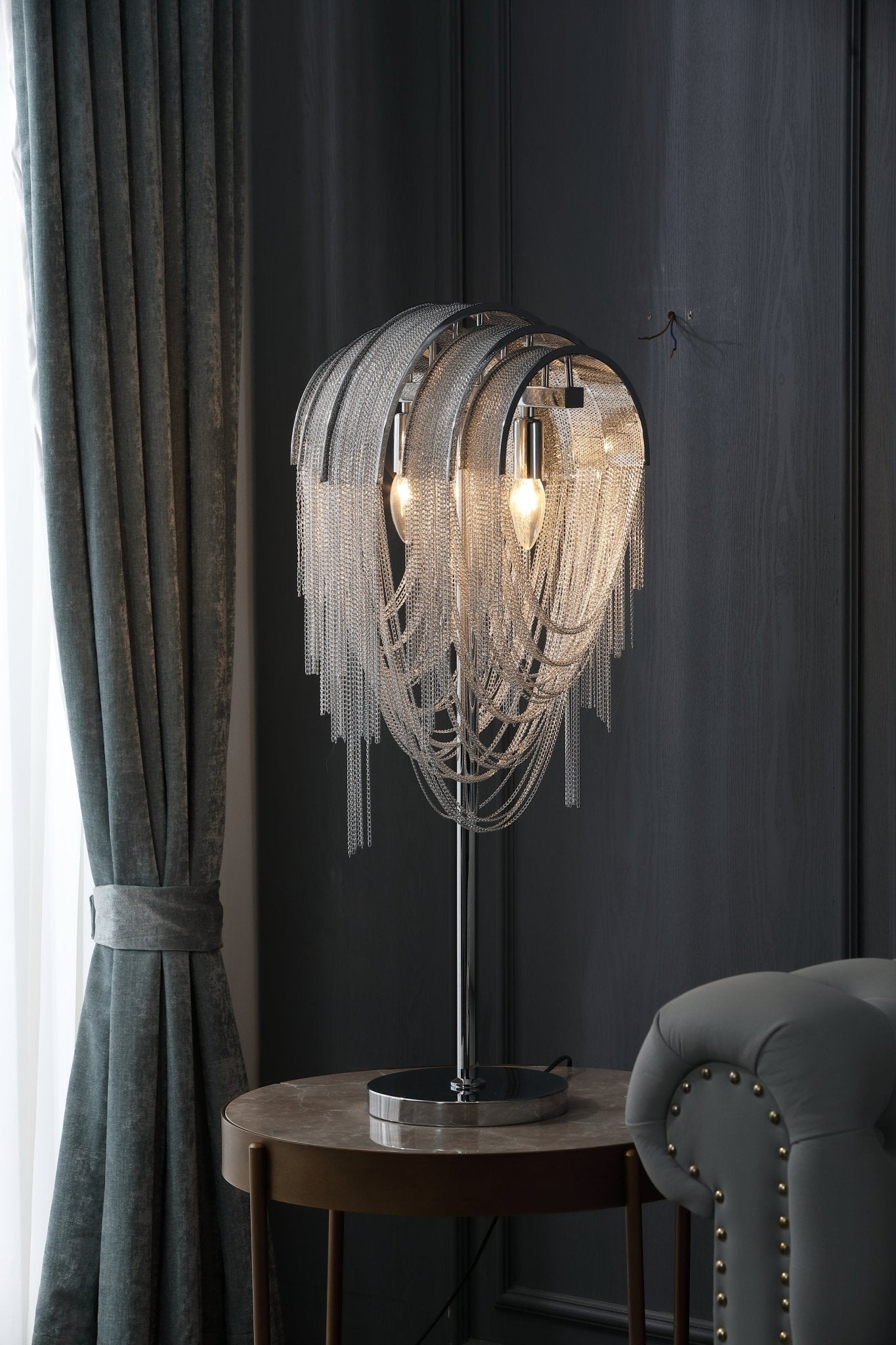 Chains Tassel Table Lamp - Lumpaz